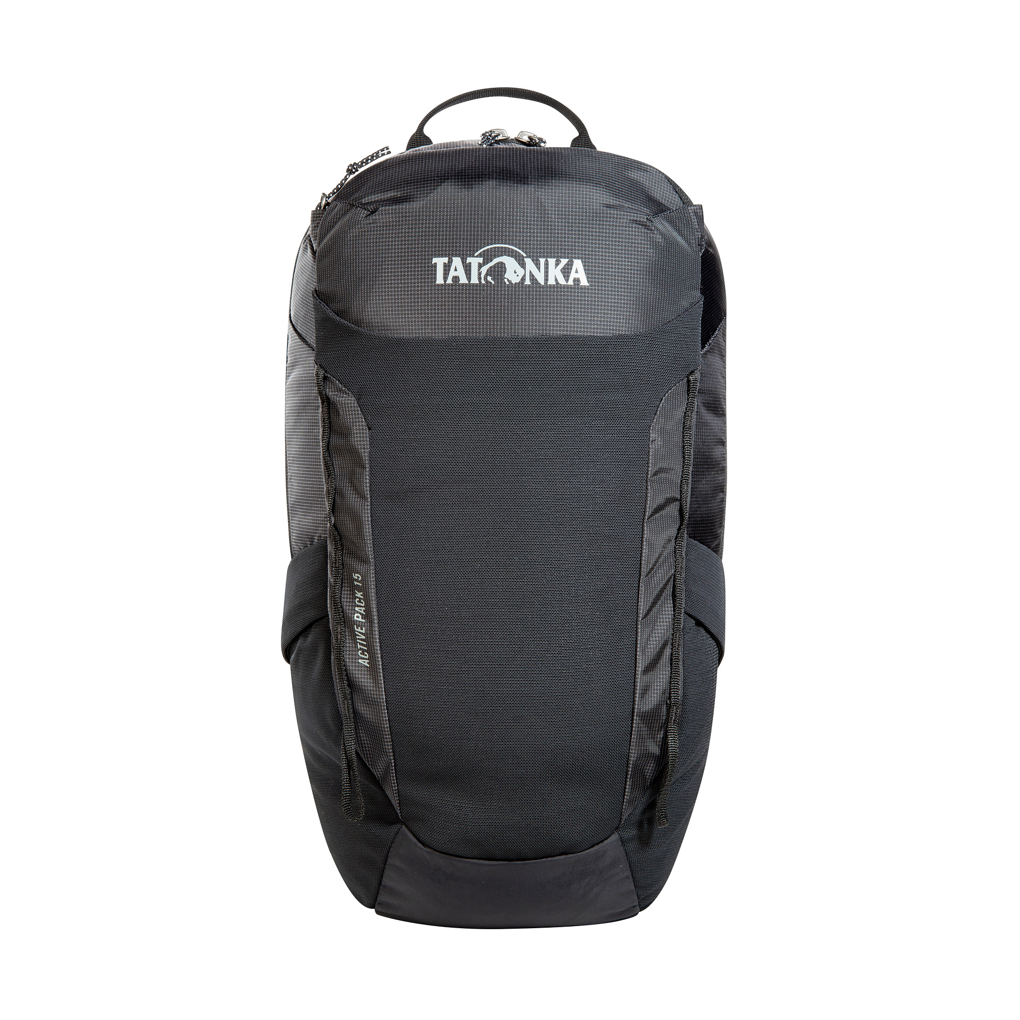 Tasche, Rucksack, Tatonka Active Pack 15 black schwarz Tagesrucksäcke - Ansicht frontal-vorne