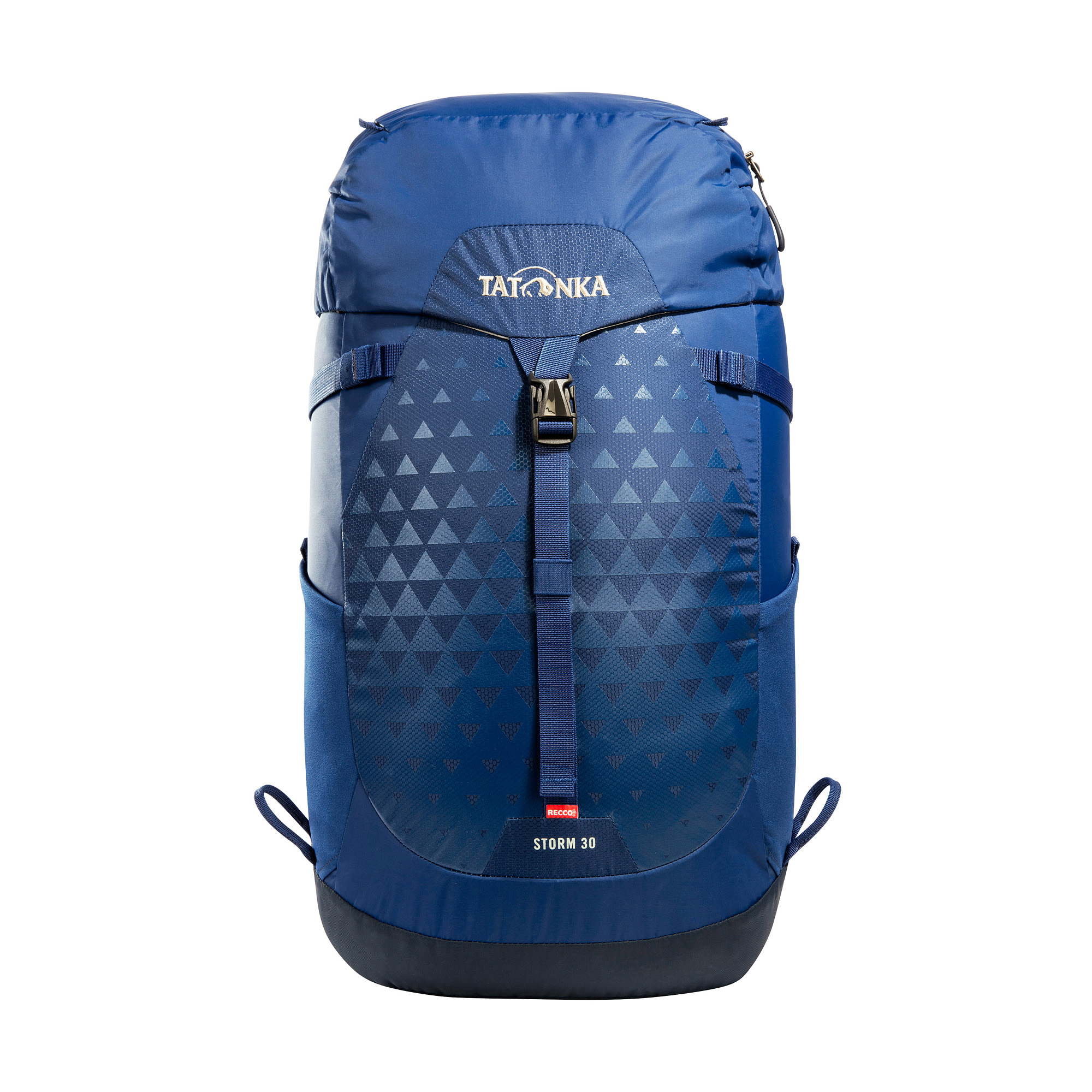 Tasche, Rucksack, Tatonka Storm 30 RECCO darker blue blau Wanderrucksäcke - Ansicht frontal-vorne