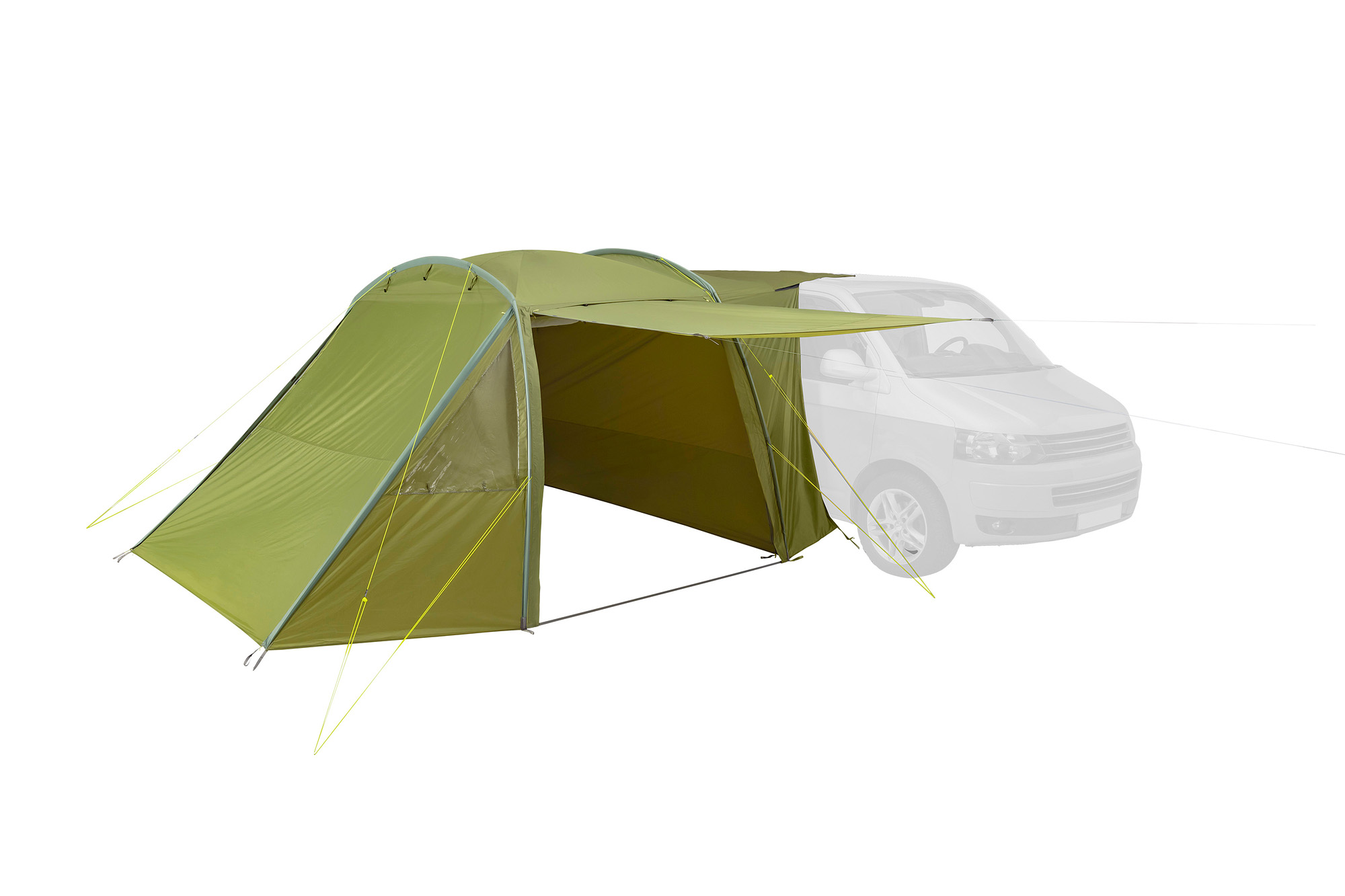 Zelt, Campen, Zelt in den Bergen, Im Freien, Auto, Tatonka Van Camp light olive grün Zelt- & Tarpzubehör - Detailansicht