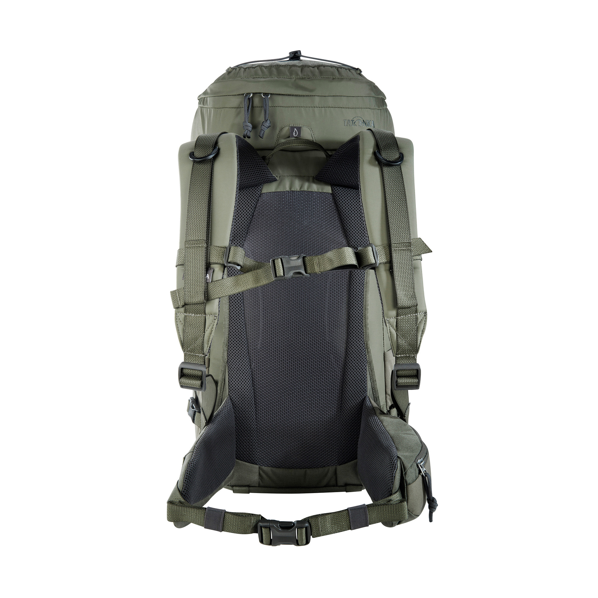 Tasche, Rucksack, Tatonka Hike Pack 30 BC stone grey olive grau Wanderrucksäcke - Ansicht frontal-hinten
