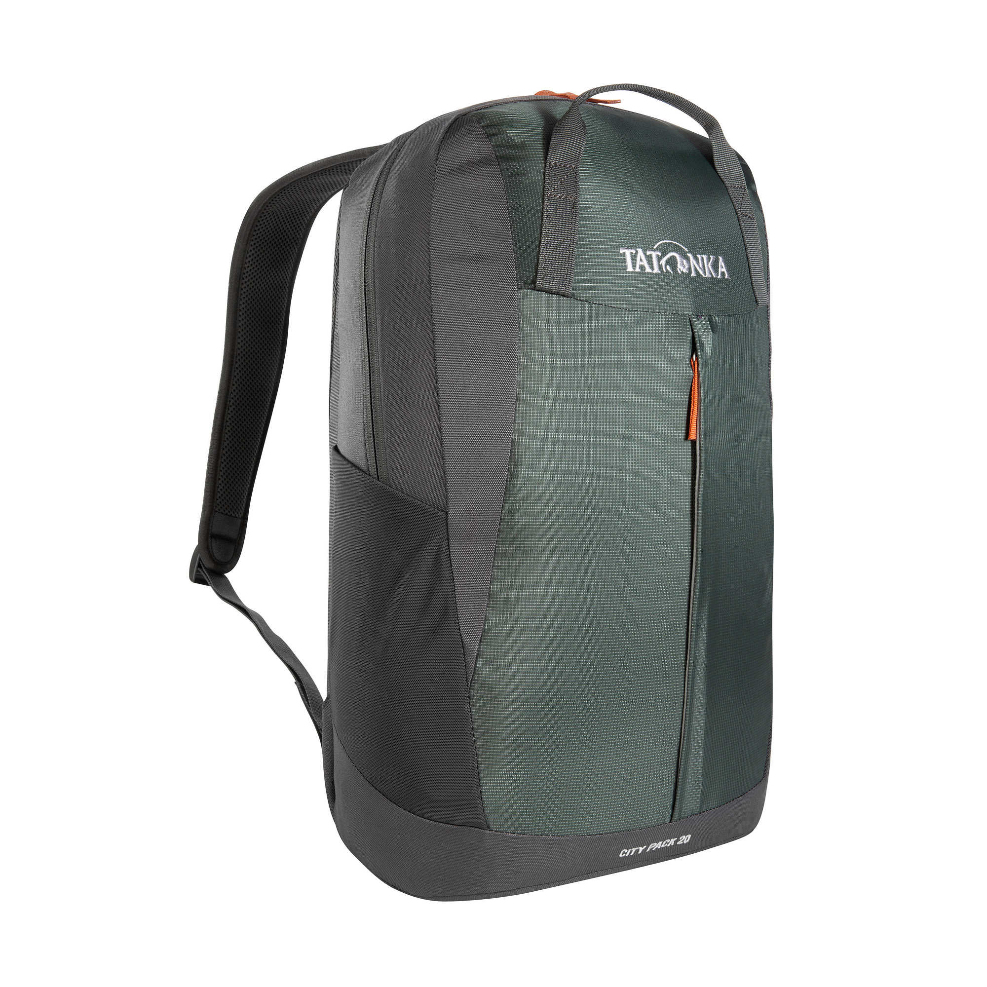 Tasche, Rucksack, Tatonka City Pack 20 titan grey grau Tagesrucksäcke - Ansicht seitlich-vorne