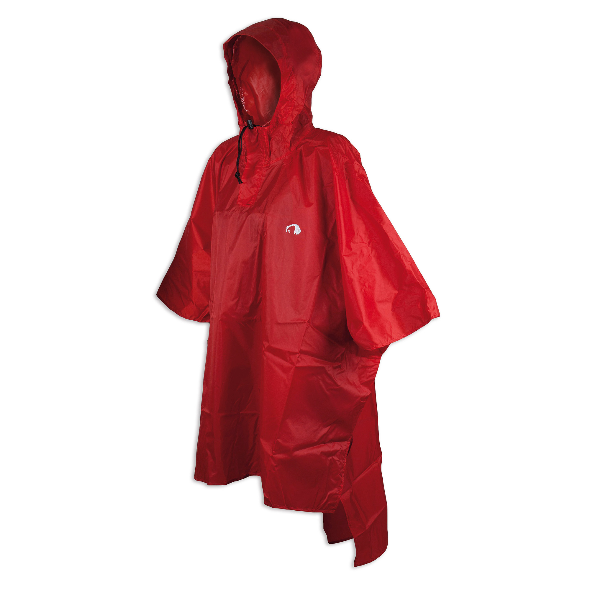 Bekleidung, Mantel, Regenmantel, Tatonka Poncho 2 (M-L) red rot Regenponchos - Detailansicht