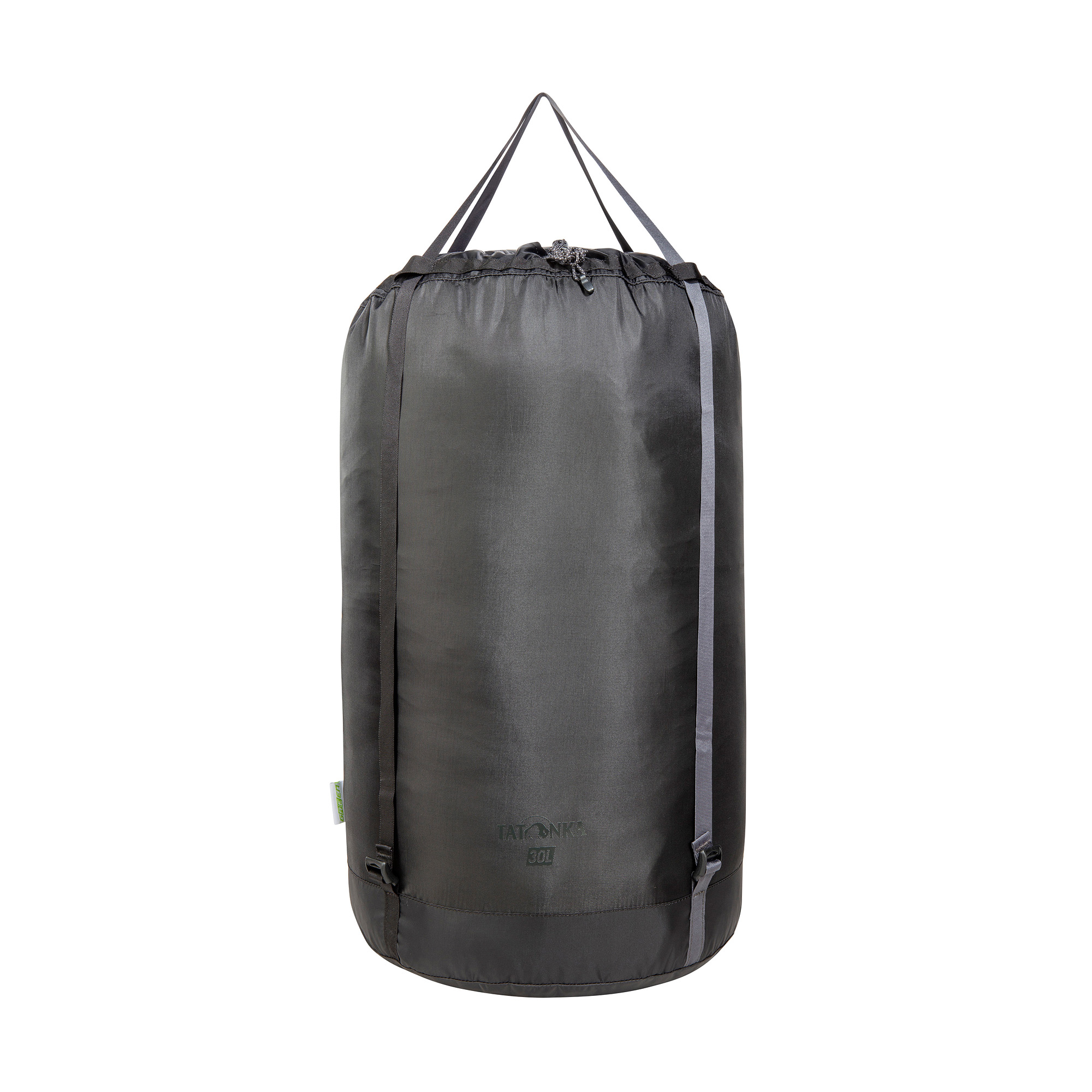 Tasche, Zubehör, Handtasche, Tatonka Compression Sack 30l black schwarz Packwürfel & Staubeutel - Ansicht seitlich-vorne