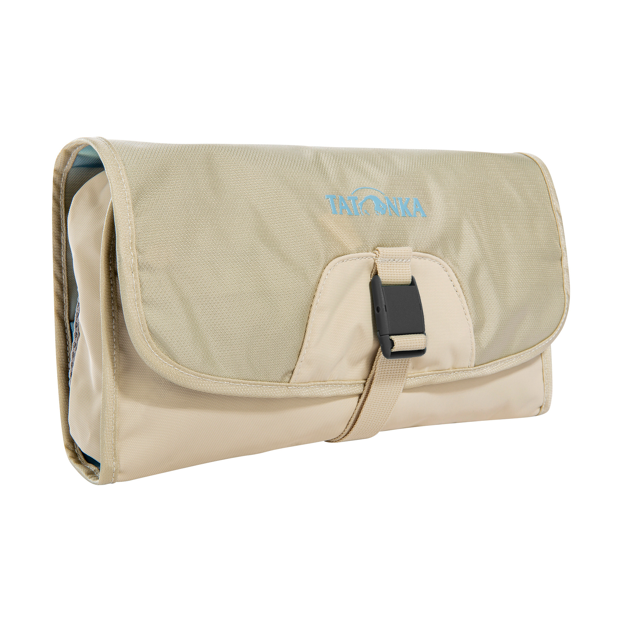 Zubehor, Tasche, Handtasche, Leinwand, Geldbörse, Tatonka Small Travelcare brown rice braun Kulturbeutel - Ansicht seitlich-vorne