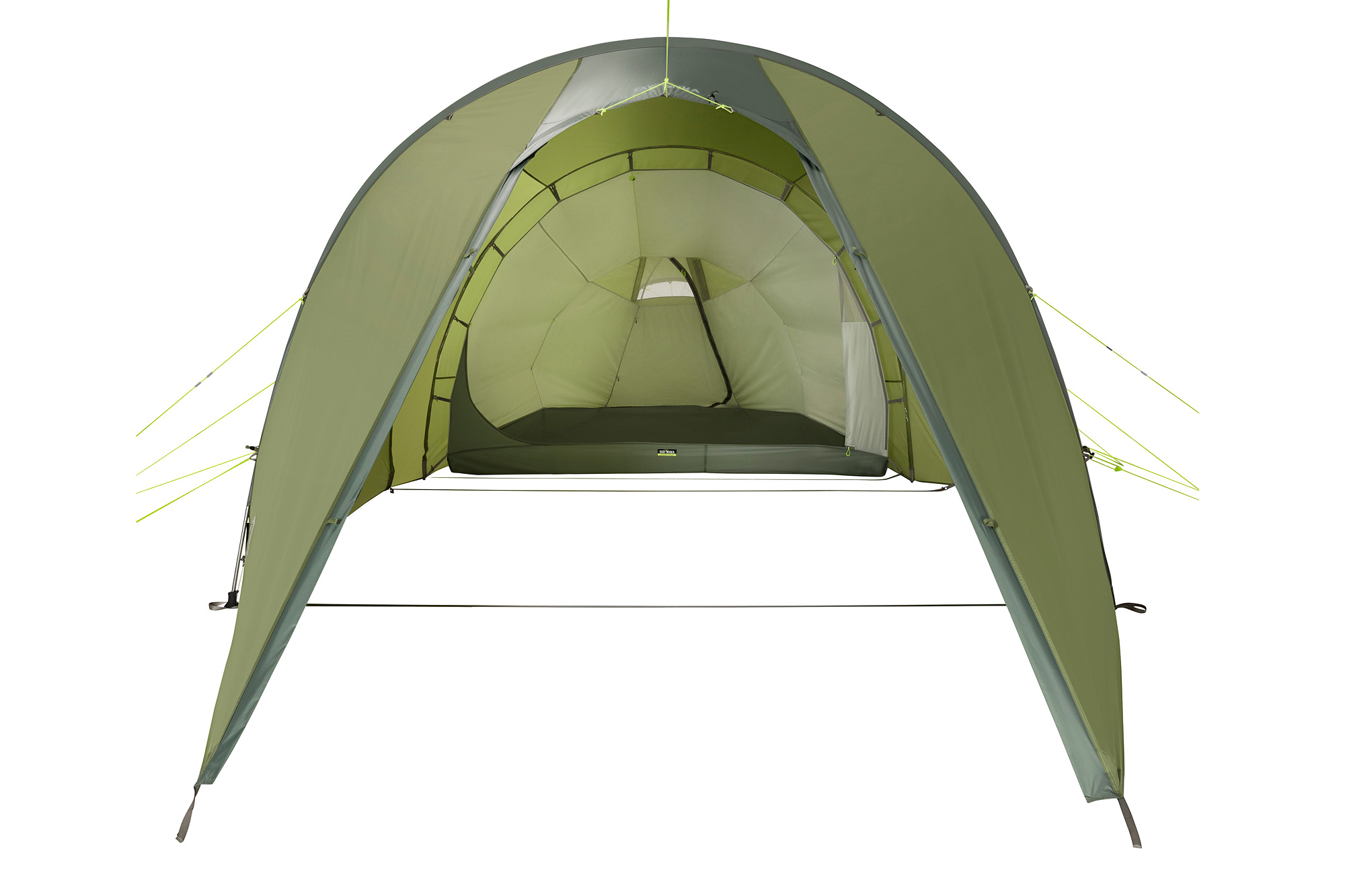 Zelt, Freizeitaktivitäten, Zelt in den Bergen, Natur, Draußen, Tatonka Alaska 3 Plus light olive grün 3-Personen-Zelte - Detailansicht