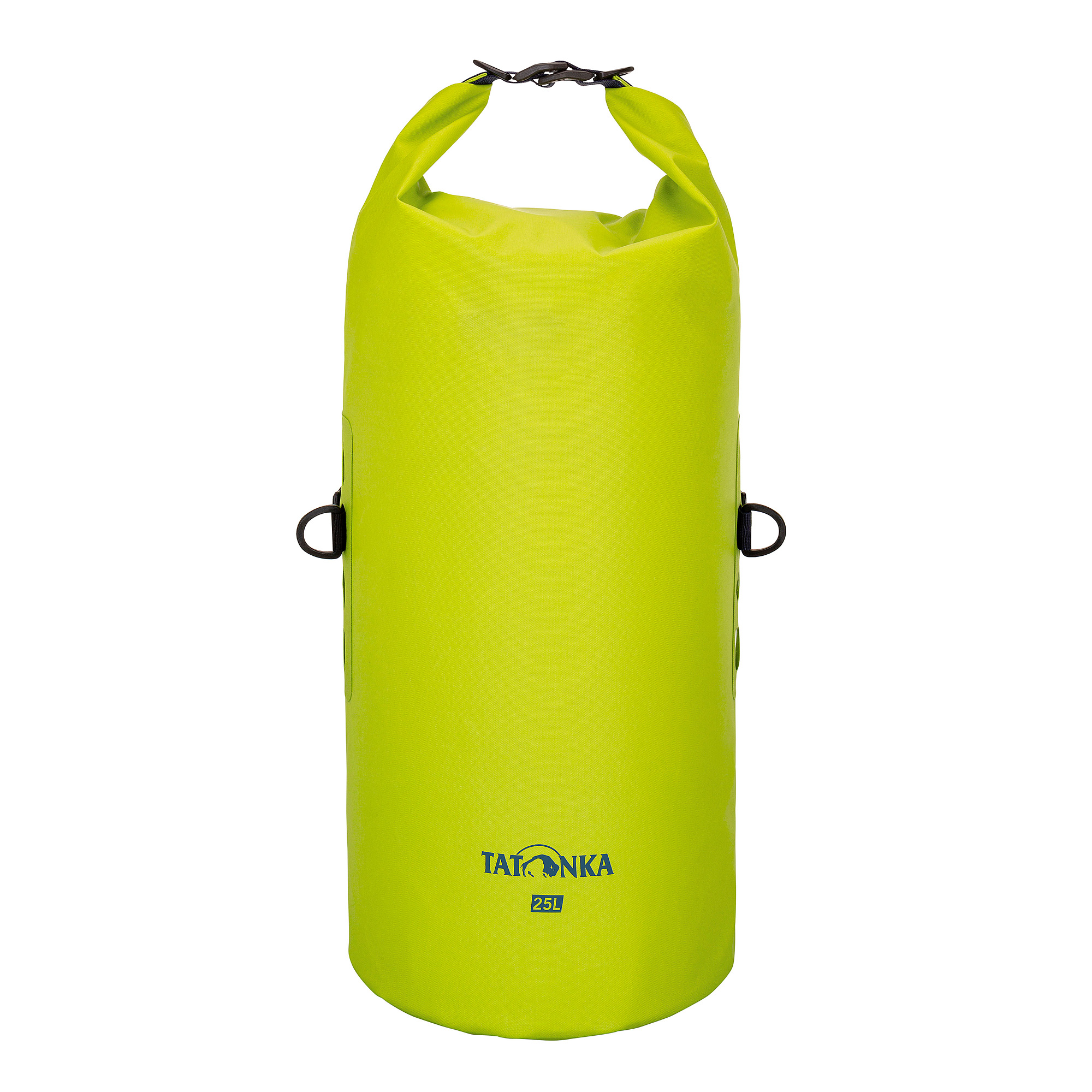 Flasche, Tasche, Zubehör, Handtasche, Tatonka WP Stuffbag 25l lime gelb Reisezubehör - Ansicht seitlich-vorne