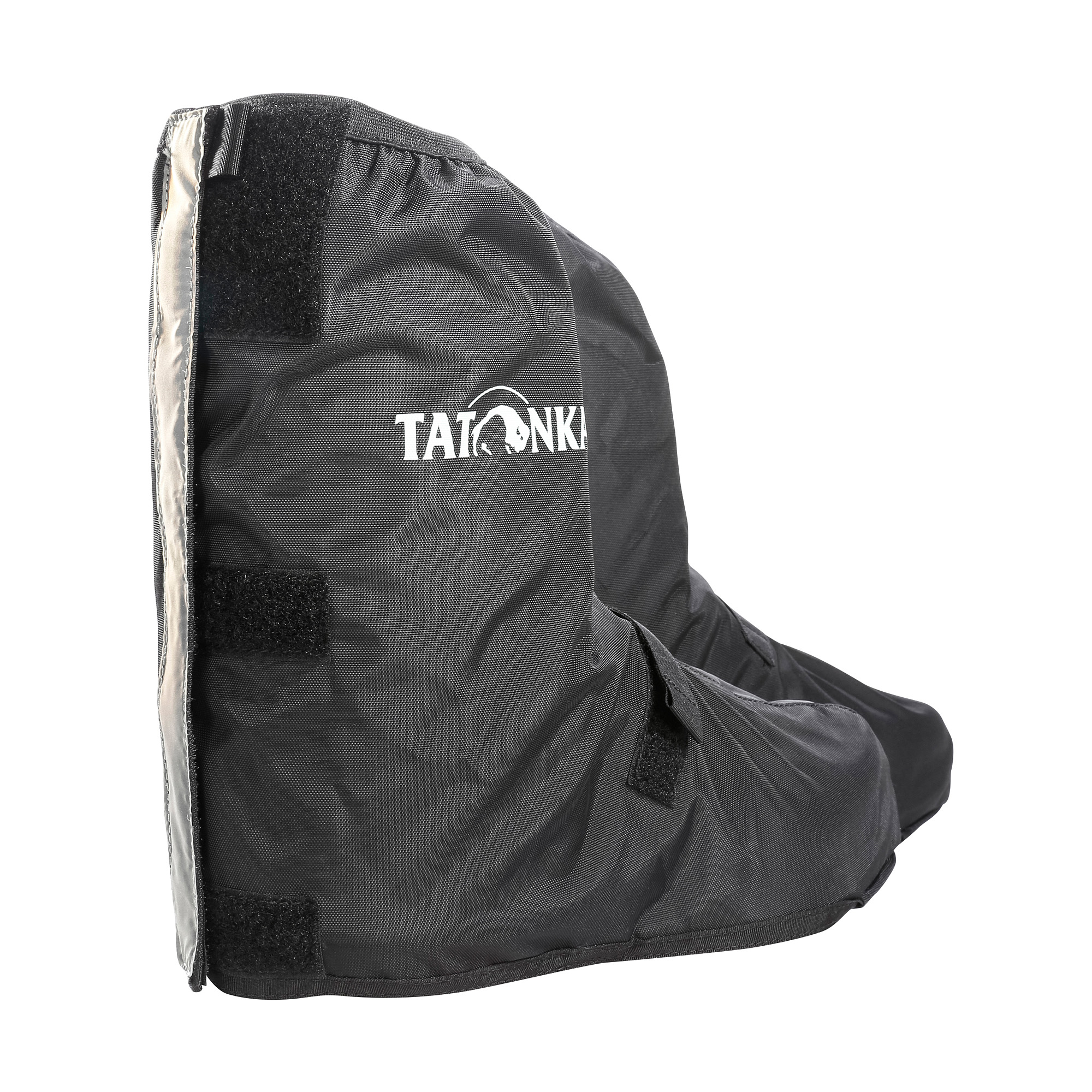 Tasche, Kleidung, Mantel, Rucksack, Tatonka Velo Gaiter black schwarz Gamaschen - Ansicht seitlich-vorne