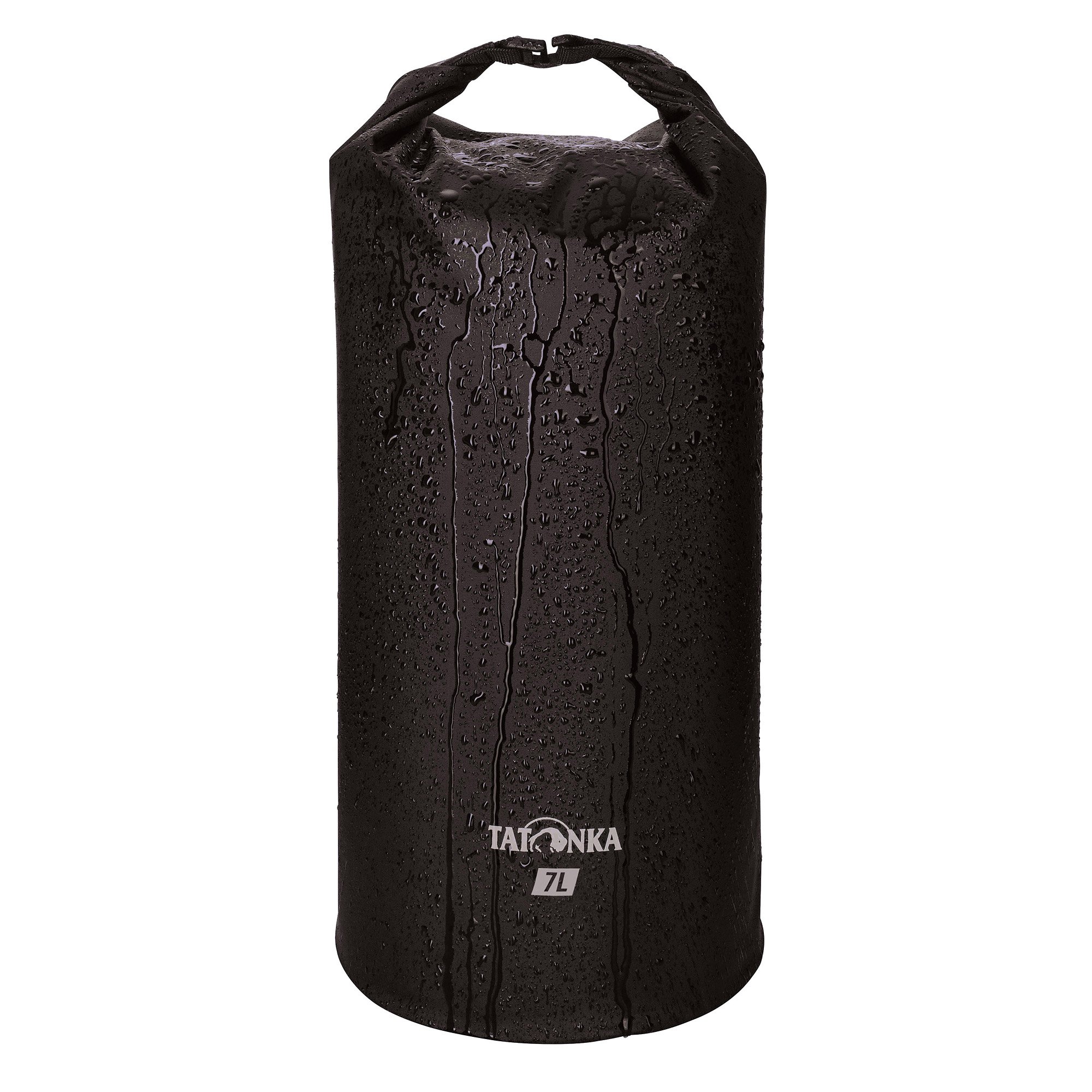 Flasche, Wasserflasche, Tasche, Kleidung, Mantel, Tatonka WP Stuffbag Light 7l black schwarz Reisezubehör - Detailansicht