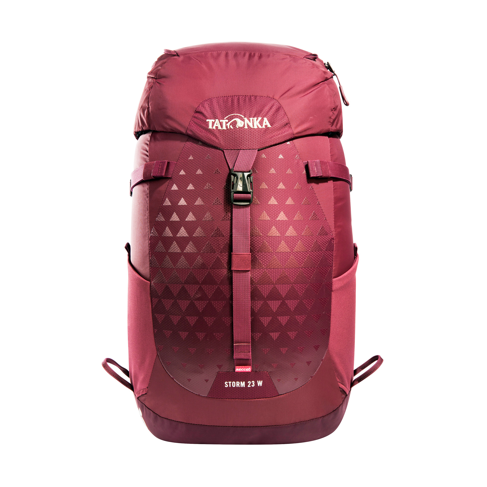 Tasche, Rucksack, Tatonka Storm 23 Women RECCO bordeaux red rot Wanderrucksäcke - Ansicht frontal-vorne