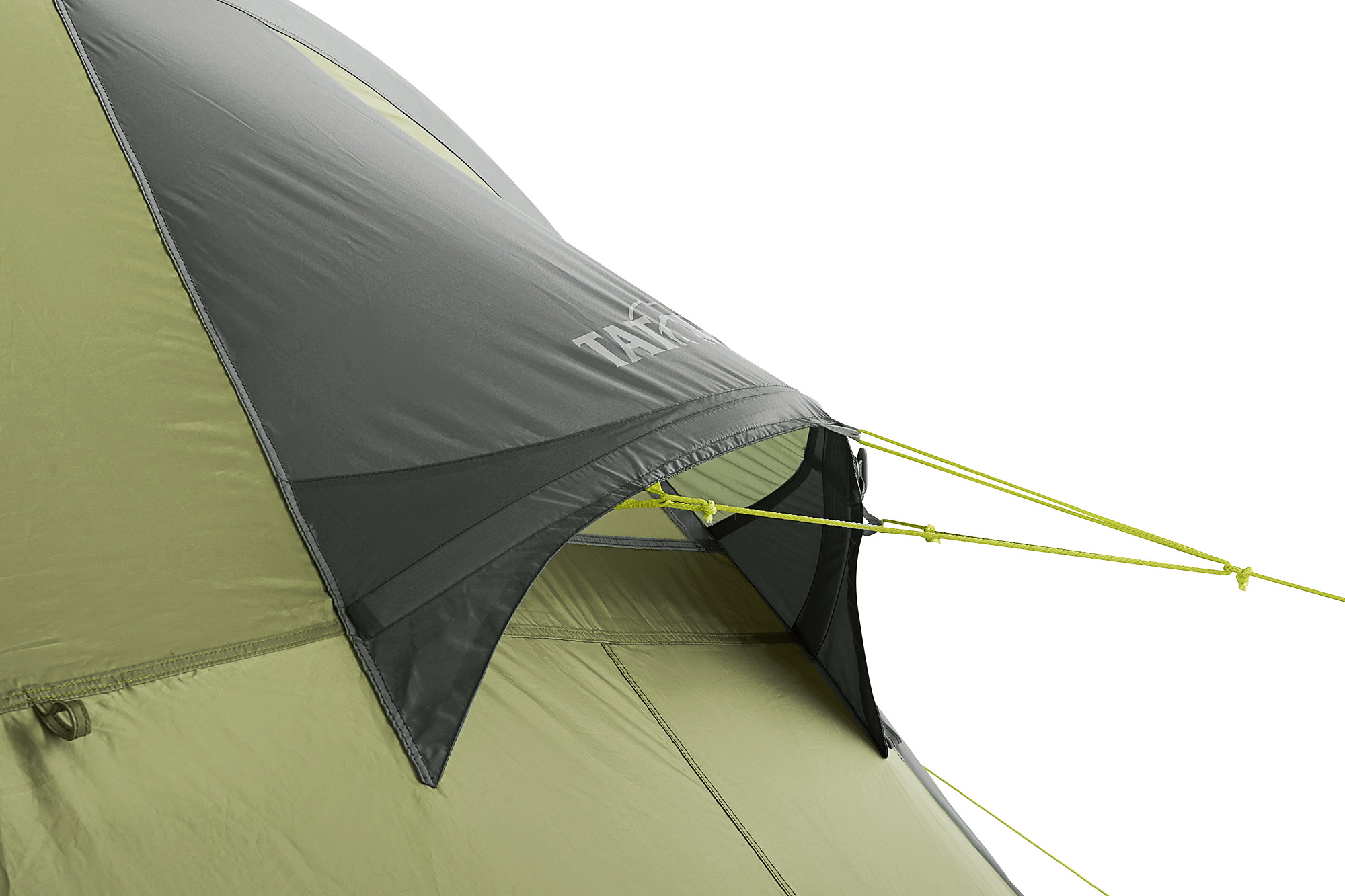 Zelt, Campen, Zelt in den Bergen, Natur, Draußen, Tatonka Alaska 3 DLX light olive grün 3-Personen-Zelte - Detailansicht
