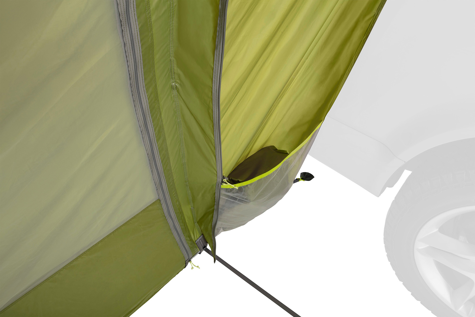 Zelt, Campen, Im Freien, Zelt in den Bergen, Natur, Tatonka Van Camp Basic light olive grün Zelt- & Tarpzubehör - Detailansicht