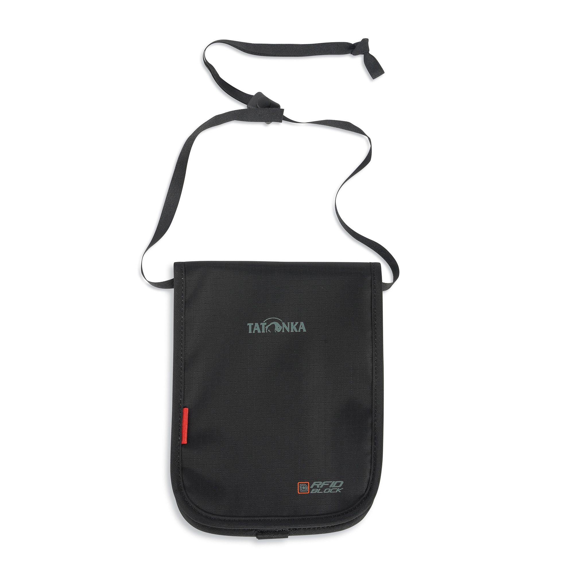 Zubehor, Tasche, Handtasche, Tatonka Hang Loose RFID B black schwarz Brustbeutel - Ansicht seitlich-vorne