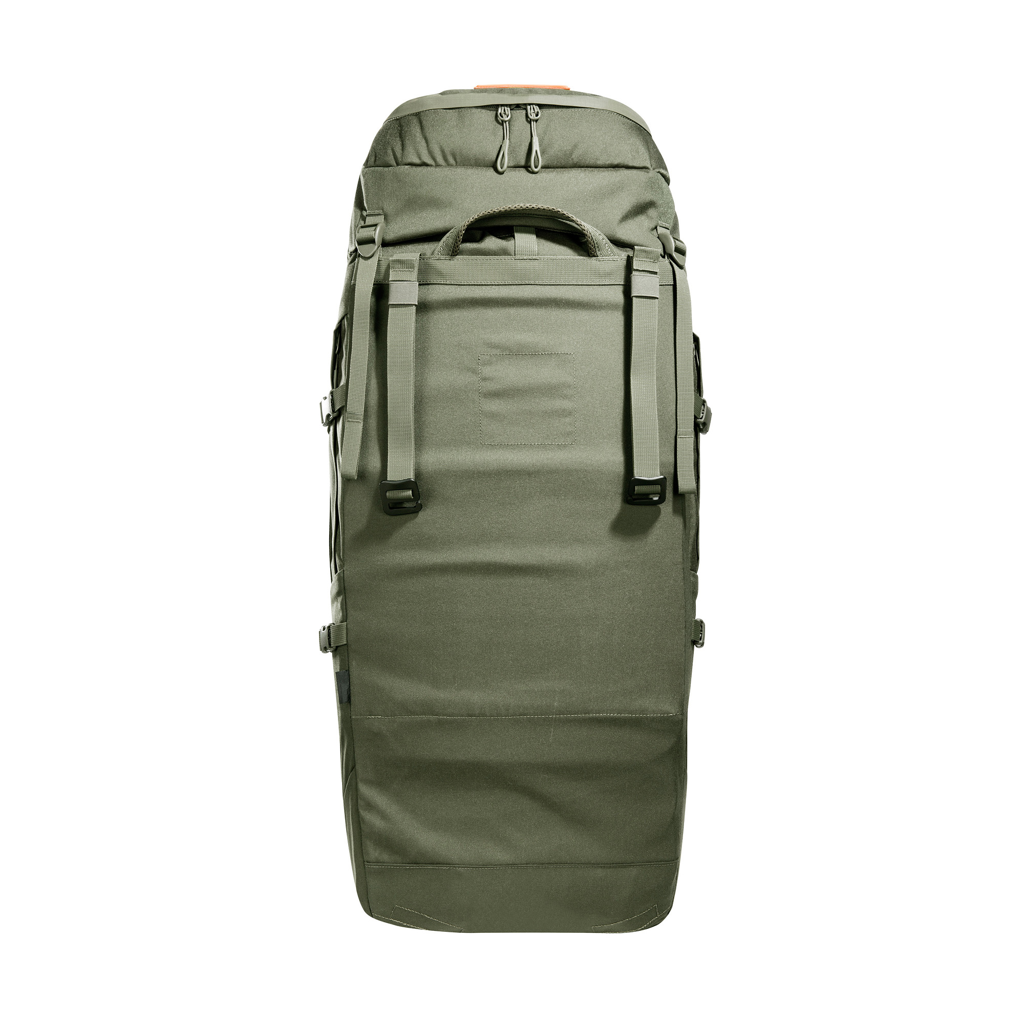 Tasche, Rucksack, Tatonka Yukon Carrier Pack 55+10 RECCO olive grün Trekkingrucksäcke - Ansicht frontal-hinten