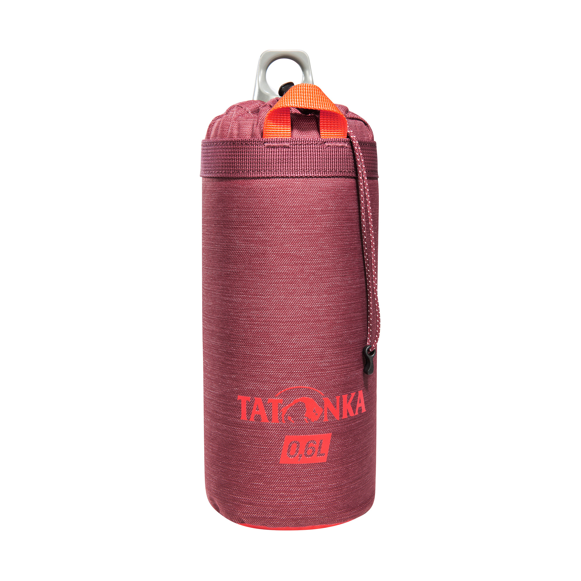 Flasche, Wasserflasche, Tatonka Thermo Bottle Cover 0,6l bordeaux red rot Kühltaschen - Detailansicht