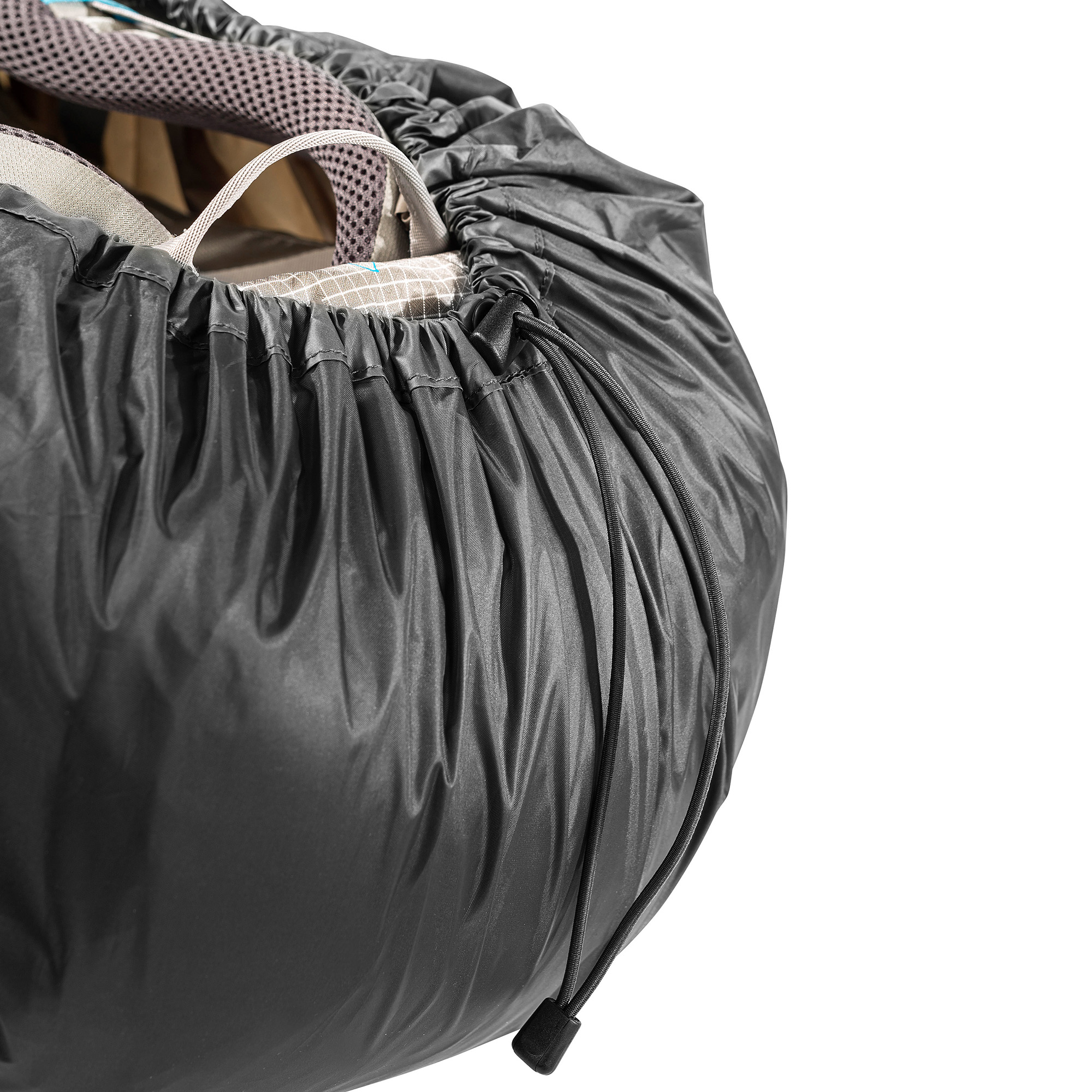 Tasche, Zubehör, Handtasche, Tatonka Rain Cover 40-55l black schwarz Rucksack-Zubehör - Detailansicht