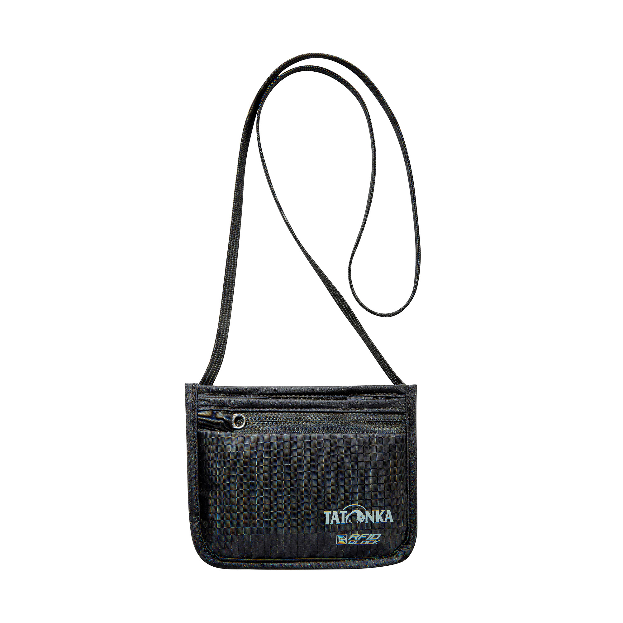 Zubehor, Tasche, Handtasche, Geldbörse, Tragetasche, Tatonka Skin ID Pocket RFID Block black schwarz Brustbeutel - Ansicht seitlich-vorne