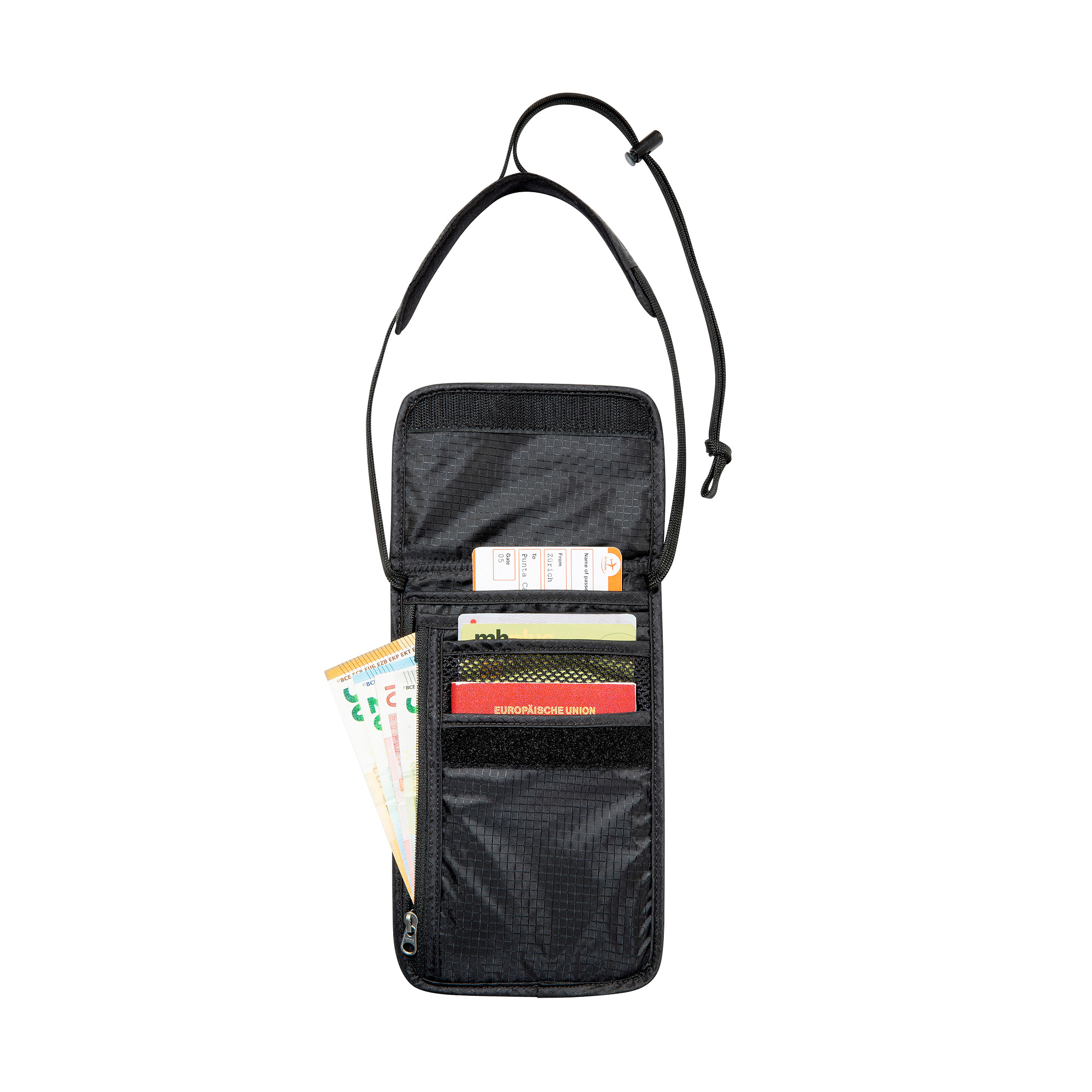 Zubehor, Tasche, Handtasche, Tatonka Skin Neck Pouch black schwarz Brustbeutel - Detailansicht