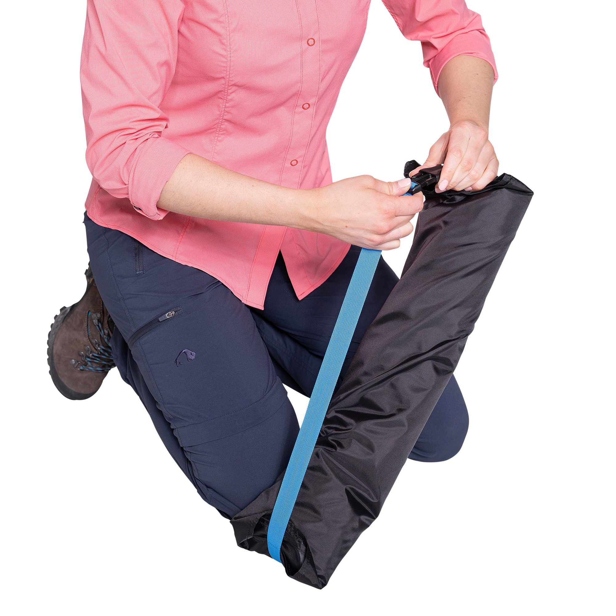 Bekleidung, Hosen, Zubehör, Formelle Kleidung, Krawatte, Tatonka Equipment Wrap & Roll L black schwarz Sonstiges Zubehör - Detailansicht