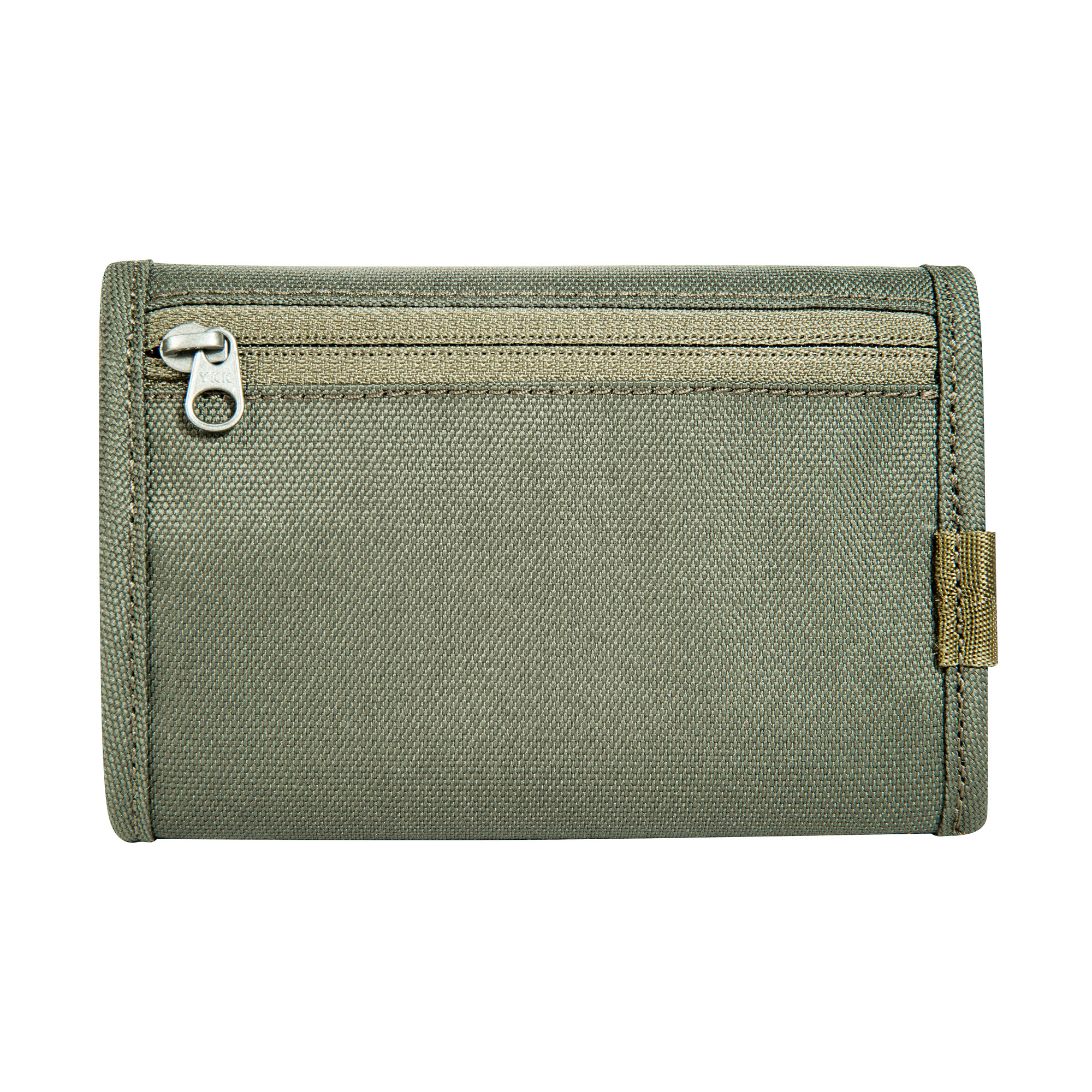 Zubehor, Tasche, Handtasche, Geldbörse, Tatonka Money Box RFID Block olive grün Geldbeutel - Ansicht seitlich-hinten