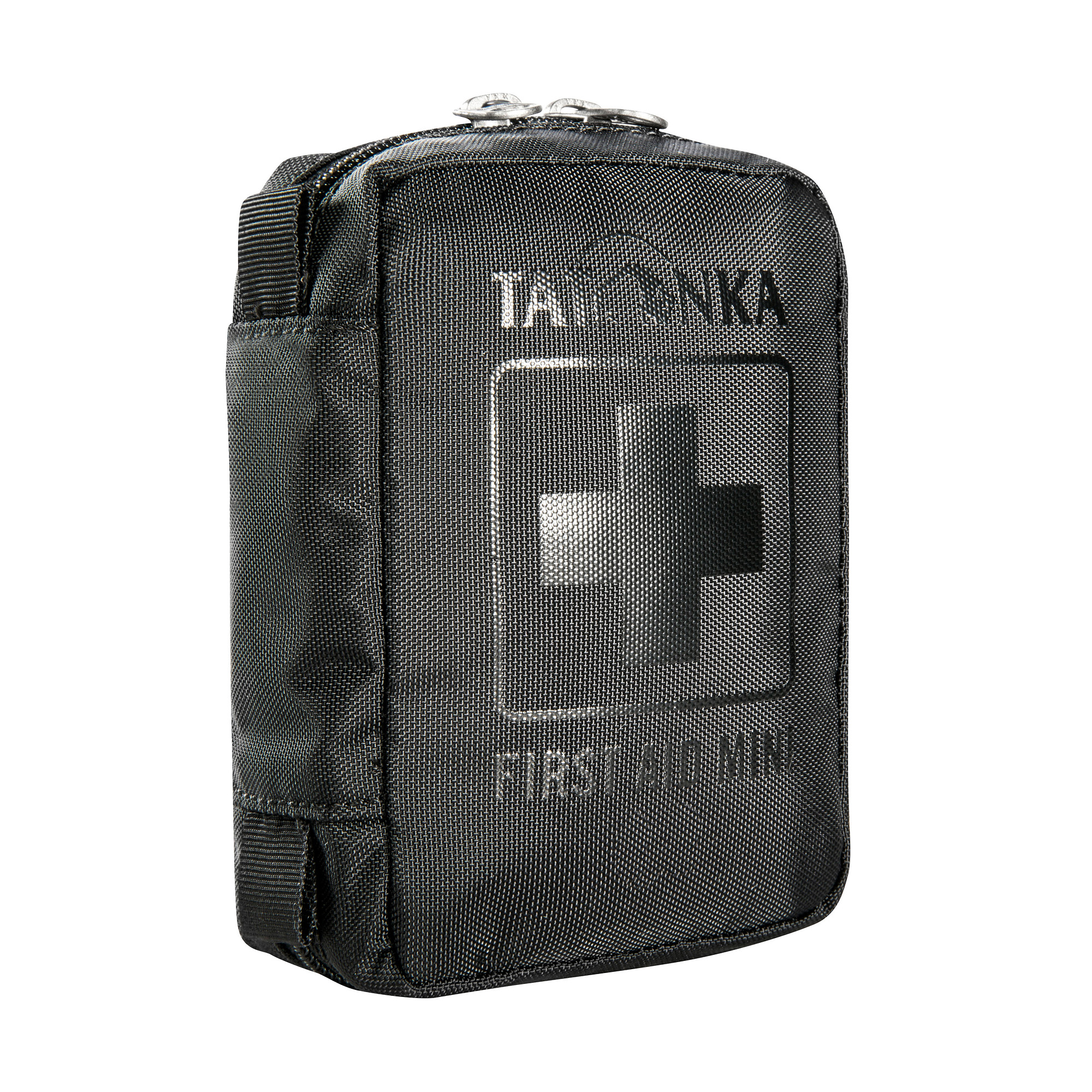 Erste Hilfe, Tatonka First Aid Mini black schwarz Rucksack-Zubehör - Ansicht seitlich-vorne