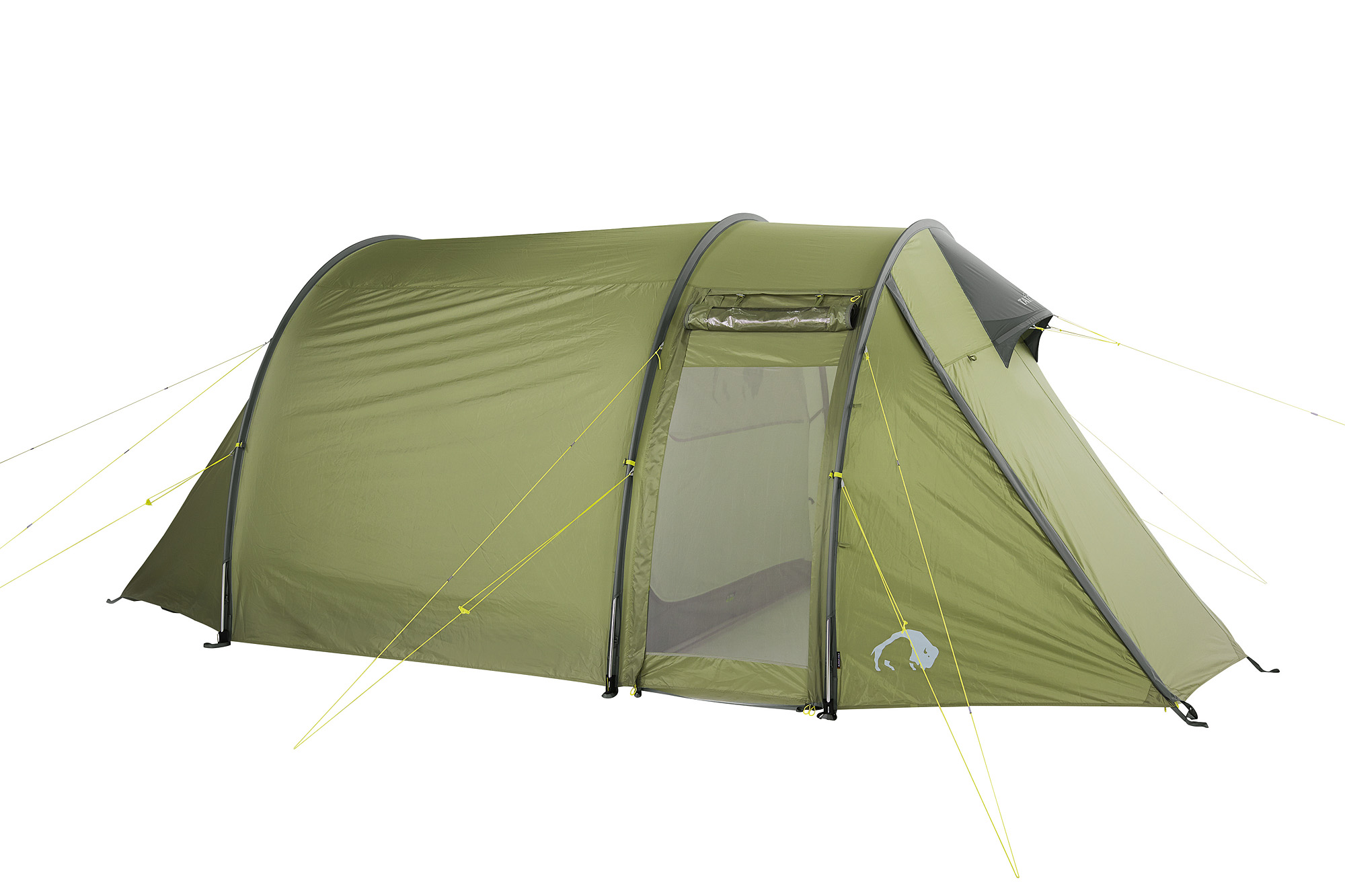 Zelt, Campen, Zelt in den Bergen, Natur, Draußen, Tatonka Alaska 3 DLX light olive grün 3-Personen-Zelte - Detailansicht