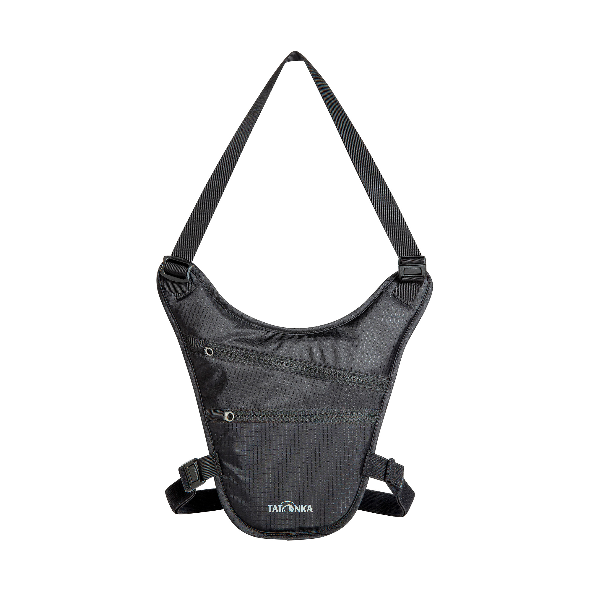 Zubehor, Riemen, Tasche, Handtasche, Tatonka Skin Chest Holster black schwarz Geldbeutel - Ansicht seitlich-vorne