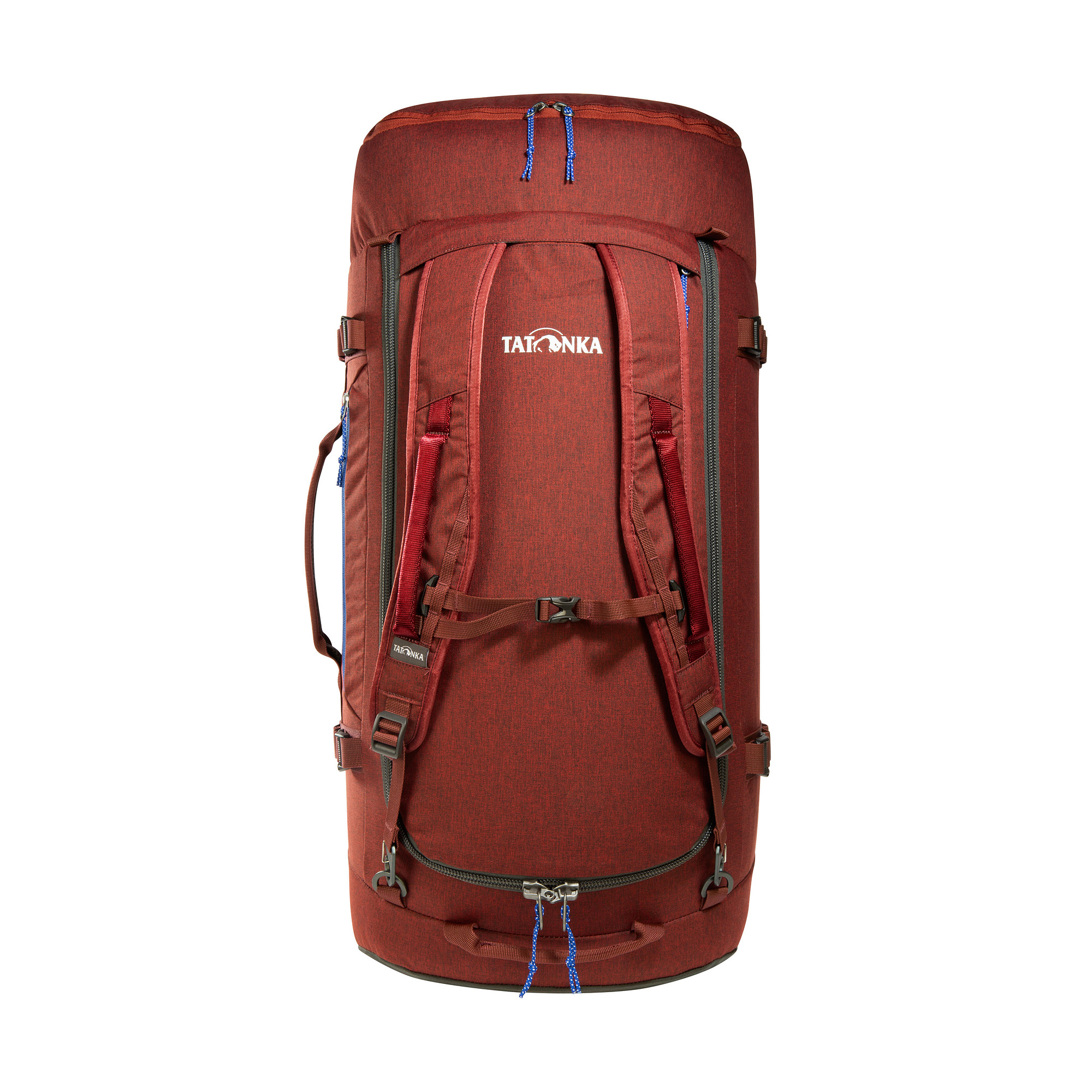 Tasche, Rucksack, Tatonka Duffle Roller 80 tango red rot Trolleys & Koffer - Ansicht frontal-vorne