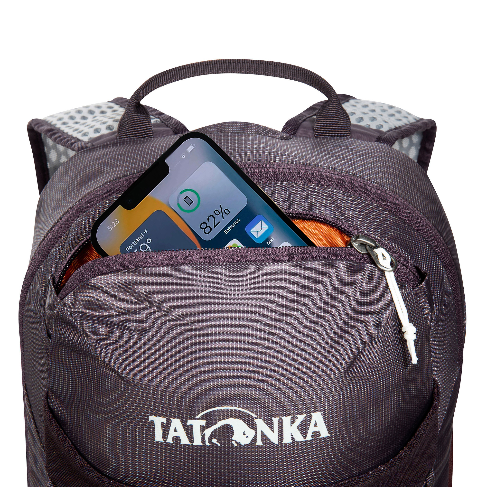 Tasche, Rucksack, Tatonka Active Pack 10 midnight plum lila Tagesrucksäcke - Detailansicht