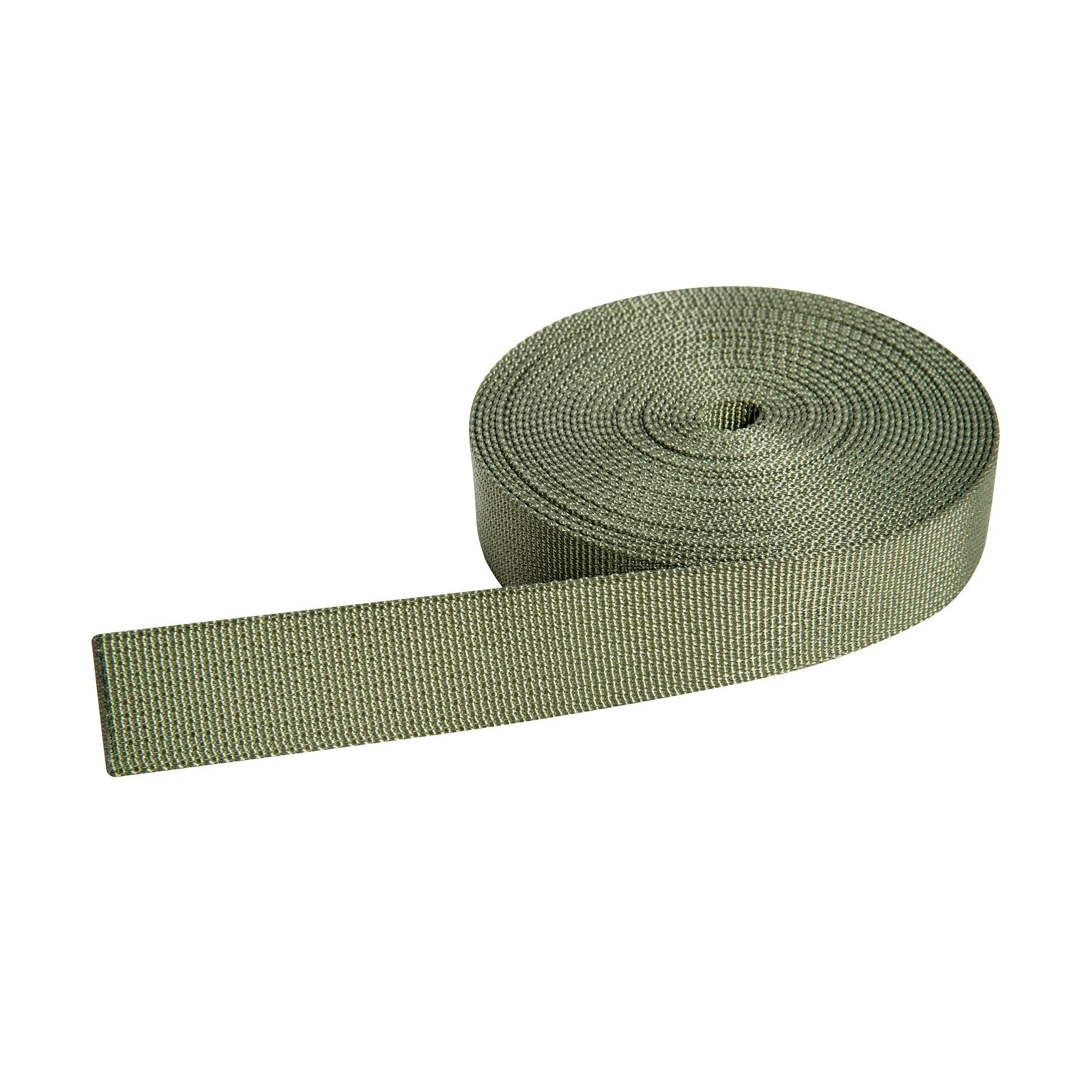 Zubehor, Riemen, Leinwand, Tatonka Webbing 20mm / 5m olive grün Sonstiges Zubehör - Ansicht seitlich-vorne