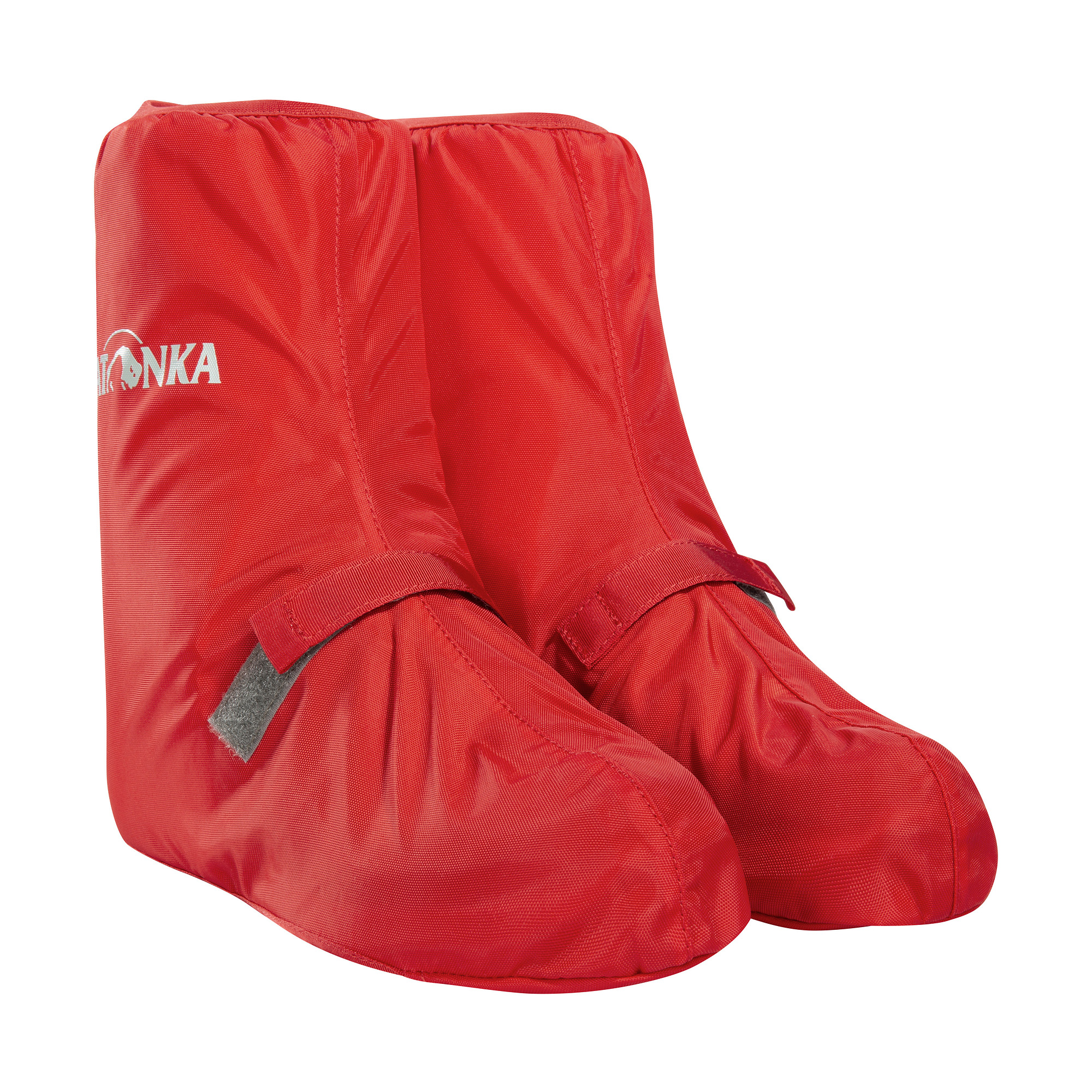 Bekleidung, Rettungsweste, Weste, Tatonka Velo Gaiter red rot Gamaschen - Ansicht seitlich-vorne