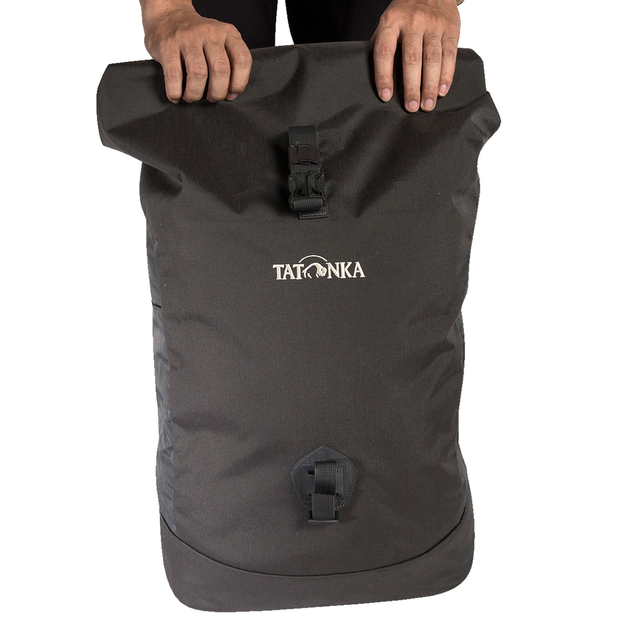 Tasche, Tragetasche, Tatonka Grip Rolltop Pack titan grey grau Tagesrucksäcke - Detailansicht