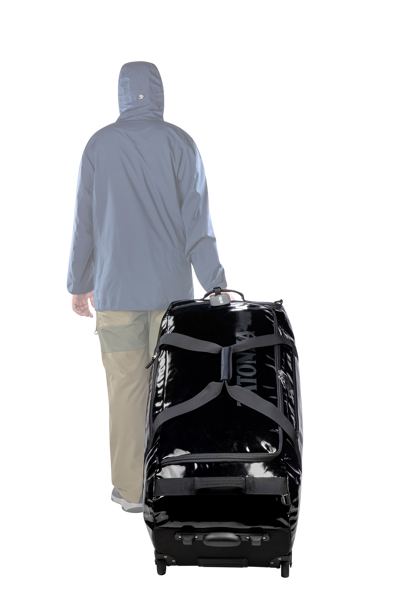 Gepäck, Kapuzenpulli, Erwachsener, Mann, Person, Tatonka Flight Roller 135 black schwarz Reisetaschen - Detailansicht