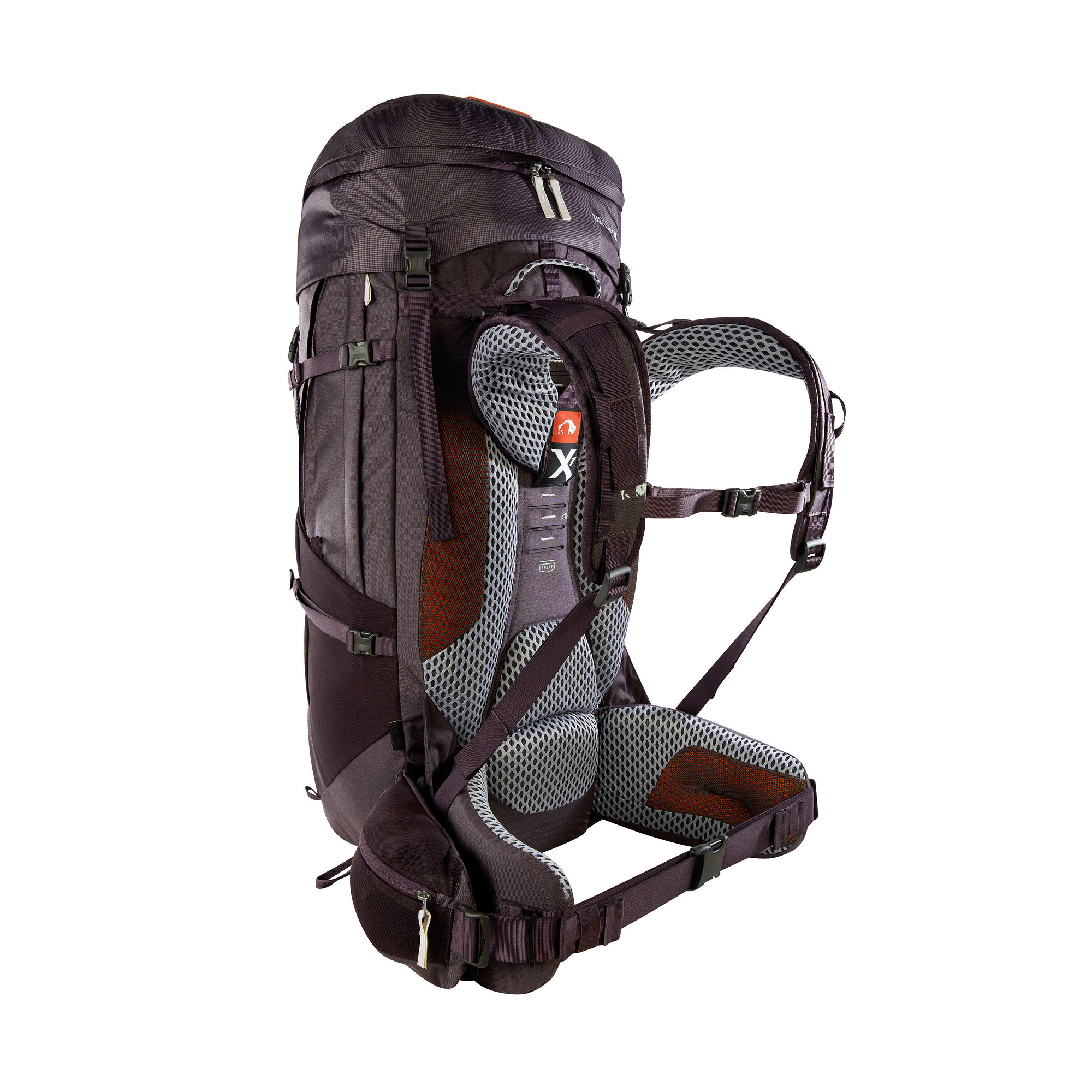 Tasche, Rucksack, Tatonka Yukon X1 65+10 Women midnight plum lila Trekkingrucksäcke - Ansicht seitlich-hinten