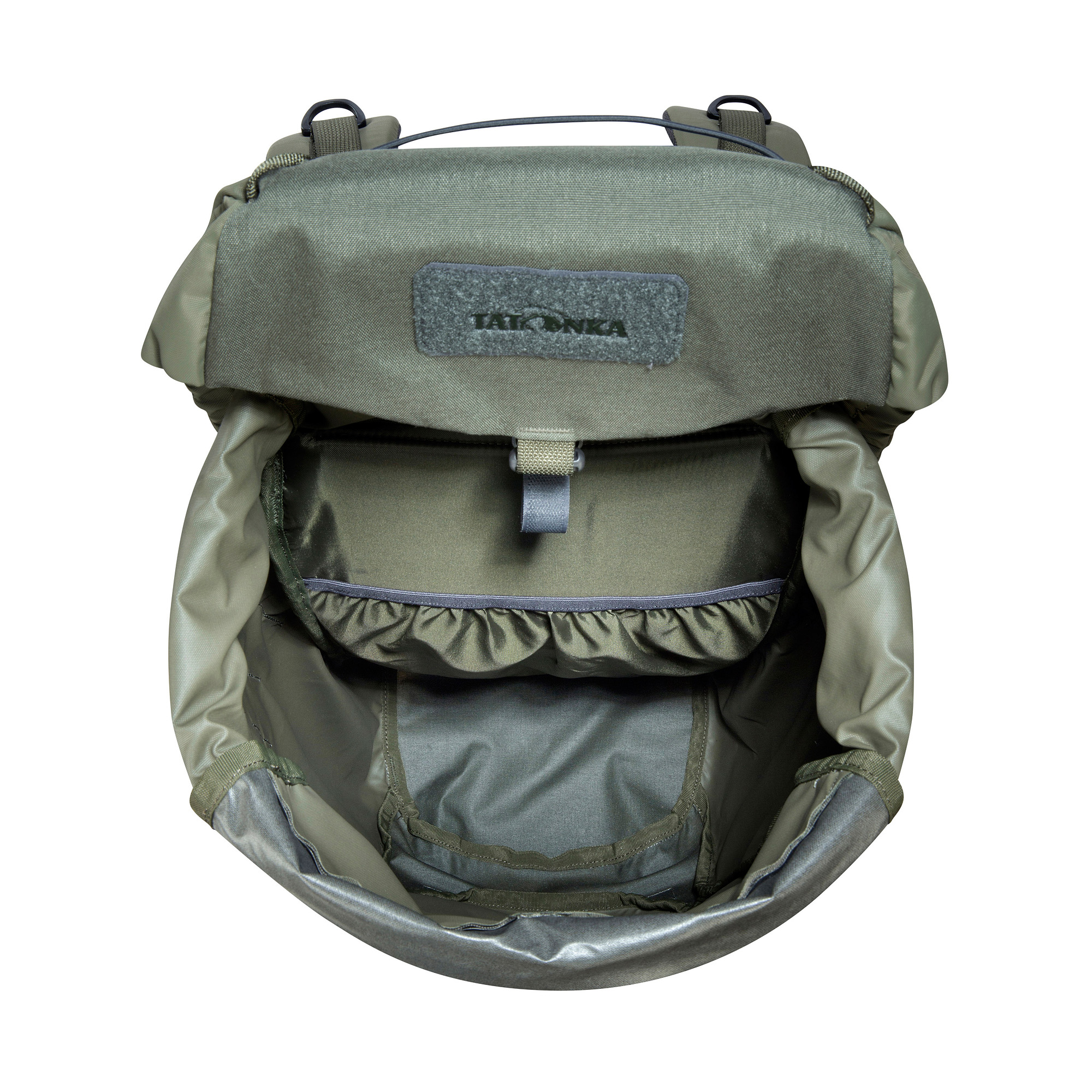 Tasche, Rucksack, Tatonka Hike Pack 30 BC stone grey olive grau Wanderrucksäcke - Detailansicht