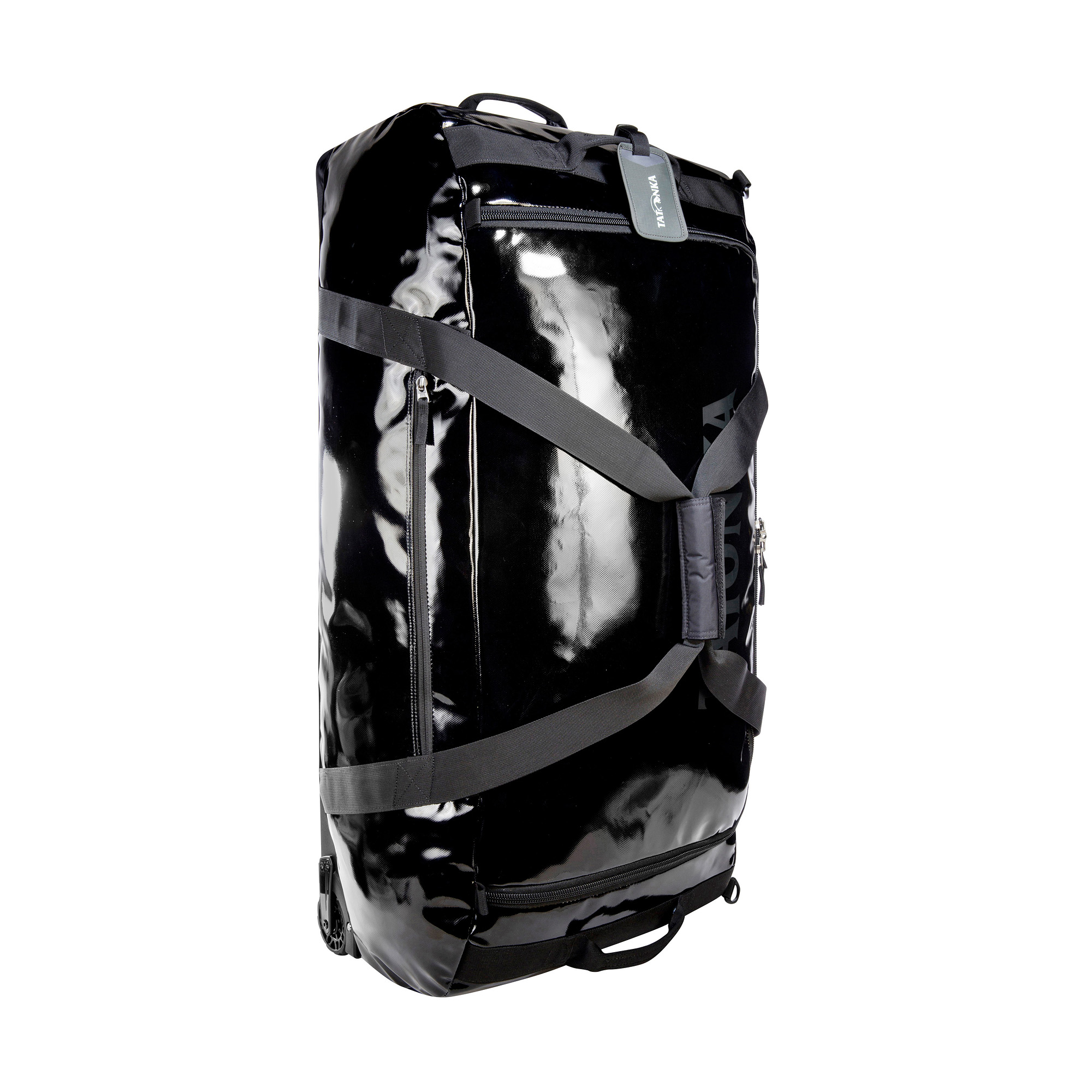 Gepäck, Rucksack, Tasche, Tatonka Flight Roller 135 black schwarz Reisetaschen - Ansicht seitlich-vorne