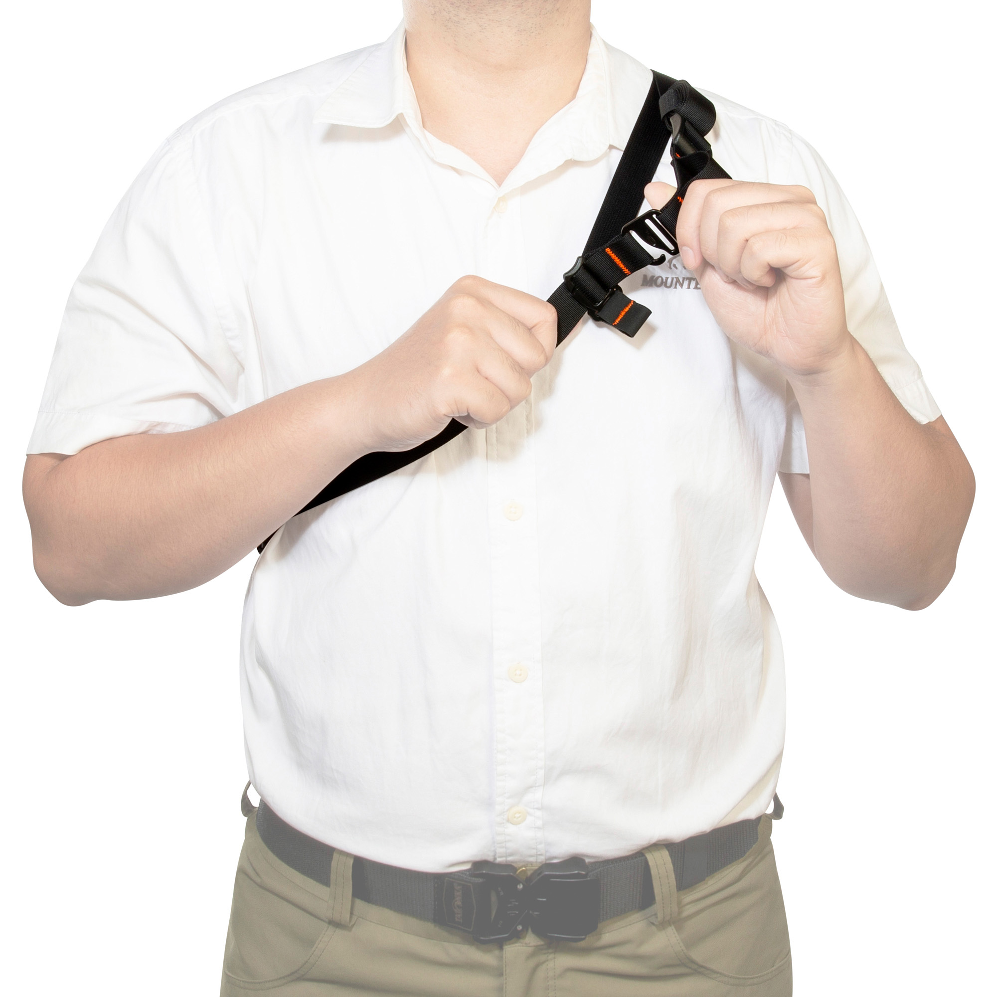 Hemd, Zubehör, Schnalle, Gürtel, Krawatte, Tatonka Camera Strap Set black schwarz Fototaschen - Detailansicht