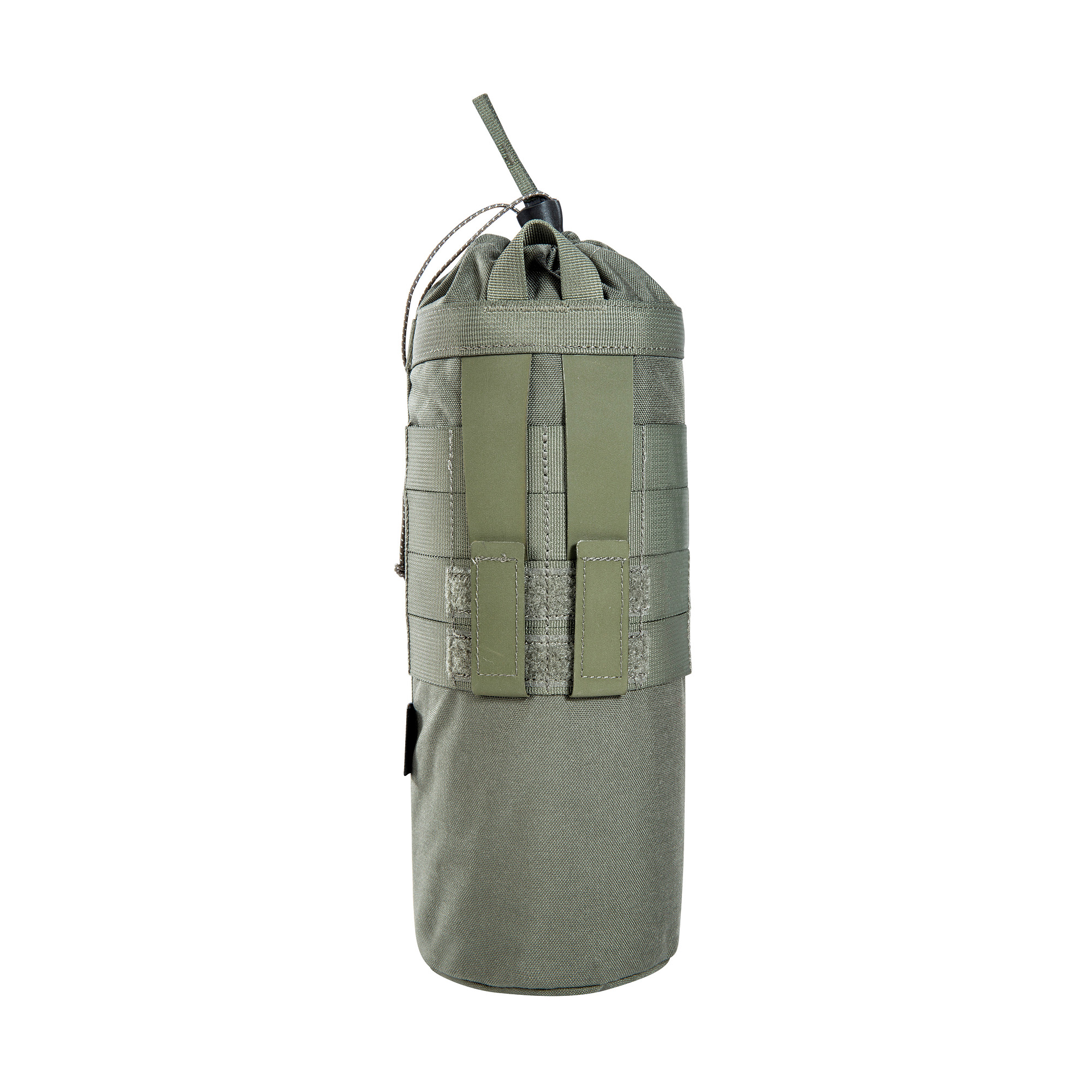 Waffe, Tatonka Thermo Bottle Cover 1l BC stone grey olive grau Kühltaschen - Ansicht frontal-hinten