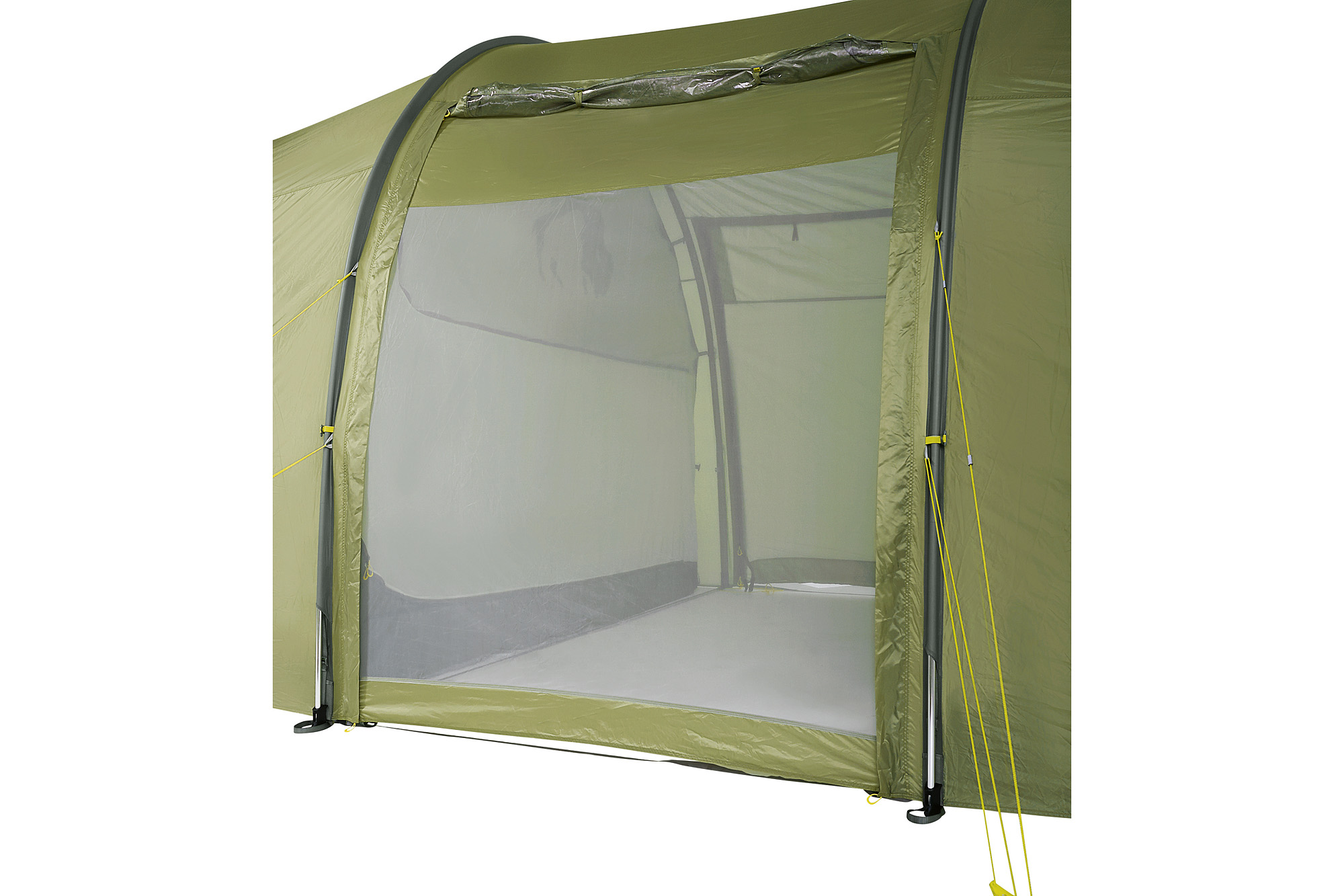 Zelt, Moskitonetz, Tatonka Family Trek II light olive grün Familienzelte - Detailansicht