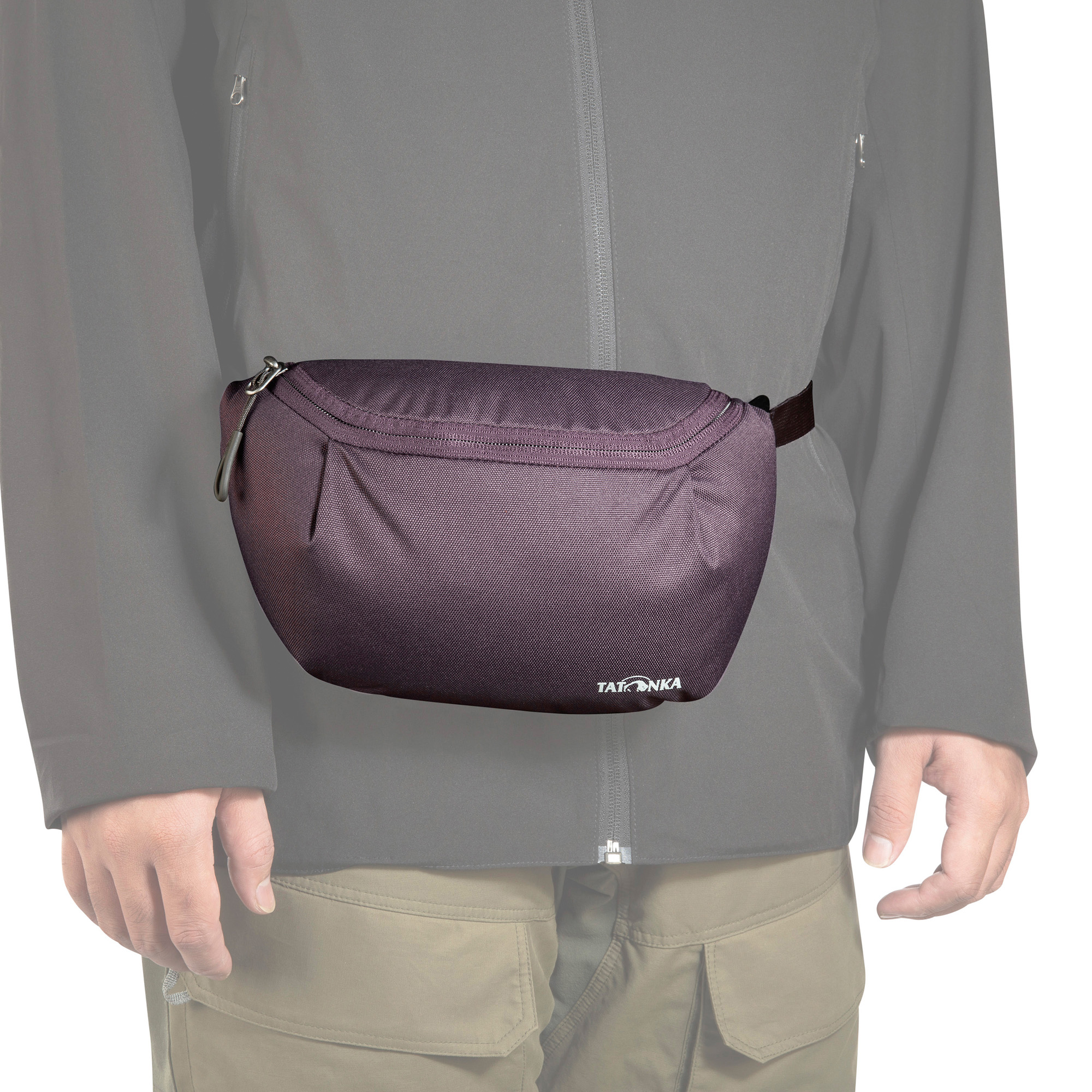 Zubehor, Tasche, Handtasche, Geldbörse, Tatonka Hip Belt Pouch midnight plum lila Bauchtaschen - Detailansicht