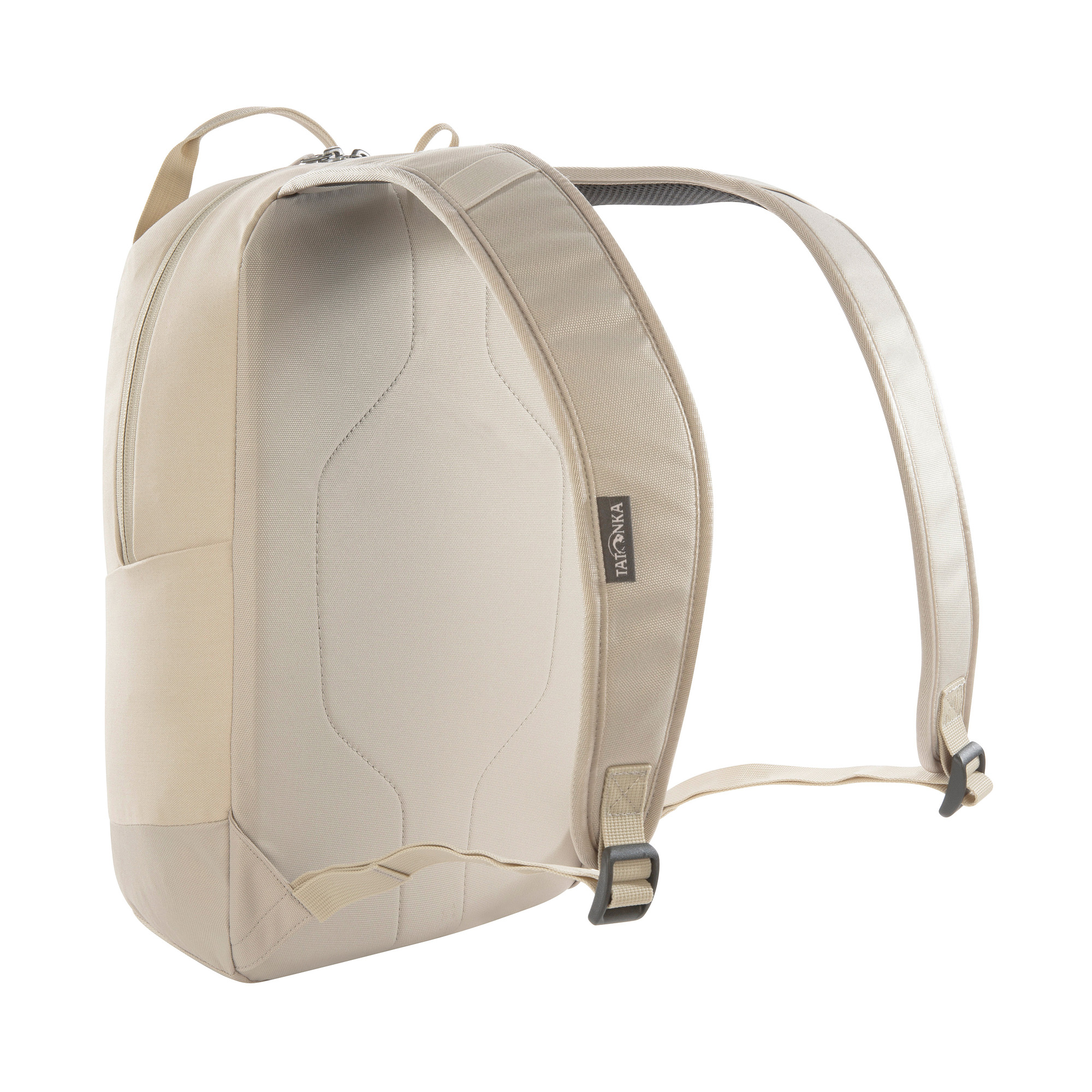 Tasche, Rucksack, Tatonka City Pack 15 Kapok brown rice braun Tagesrucksäcke - Ansicht seitlich-hinten
