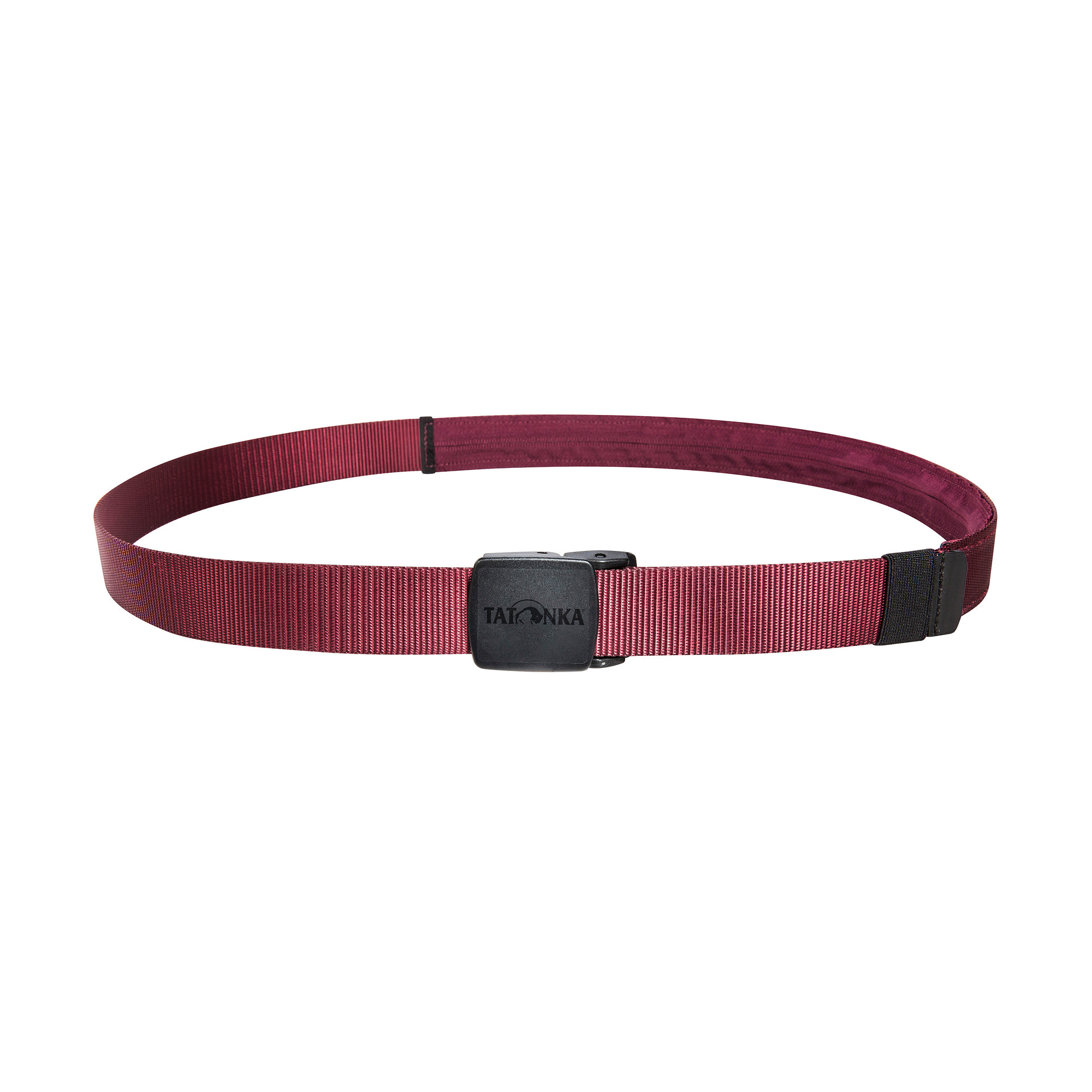 Zubehor, Gürtel, Tatonka Travel Waistbelt 30mm bordeaux red rot Geldbeutel - Ansicht seitlich-vorne