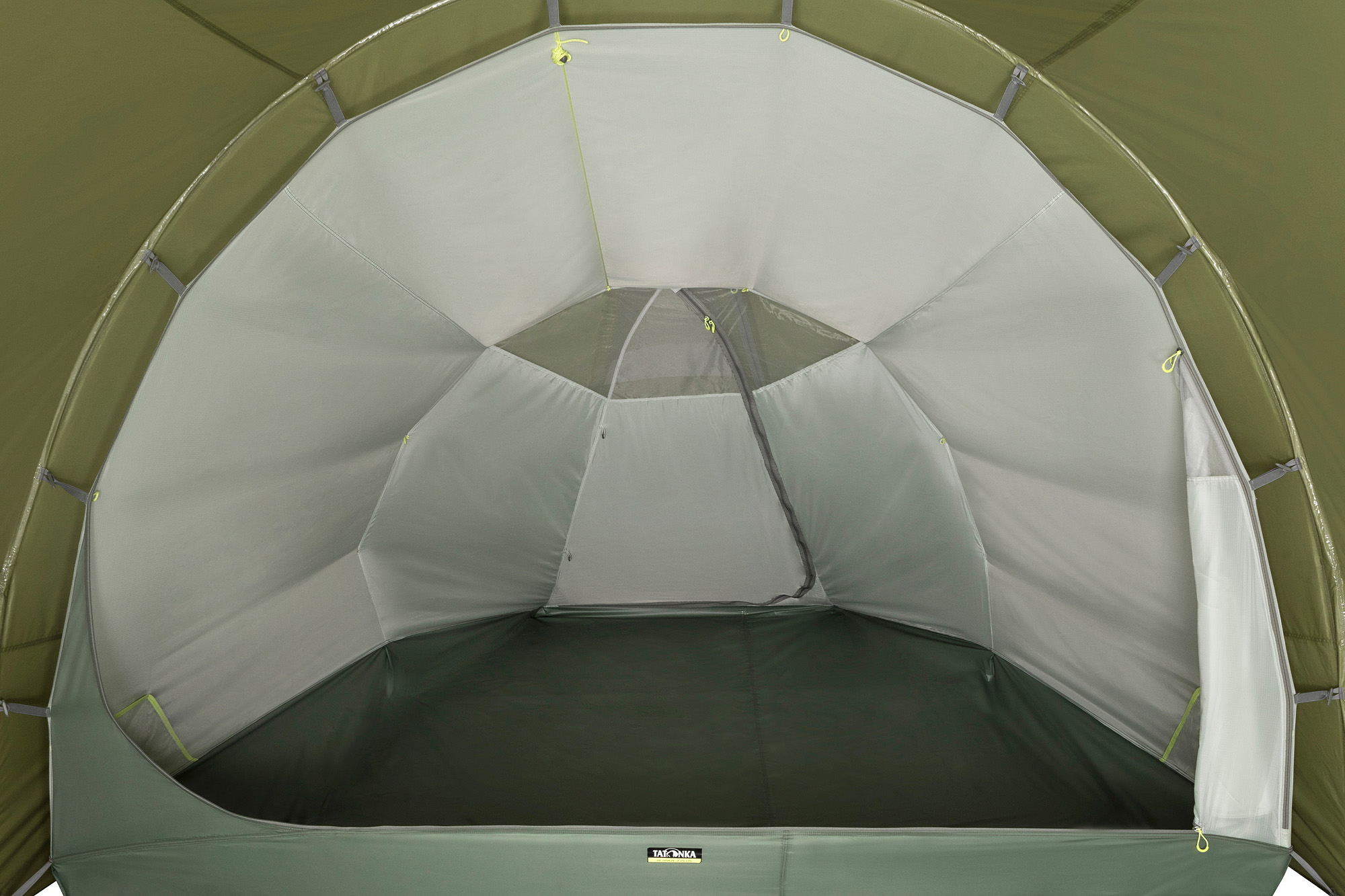 Zelt, Campen, Zelt in den Bergen, Natur, Draußen, Tatonka Alaska 3 Plus light olive grün 3-Personen-Zelte - Detailansicht