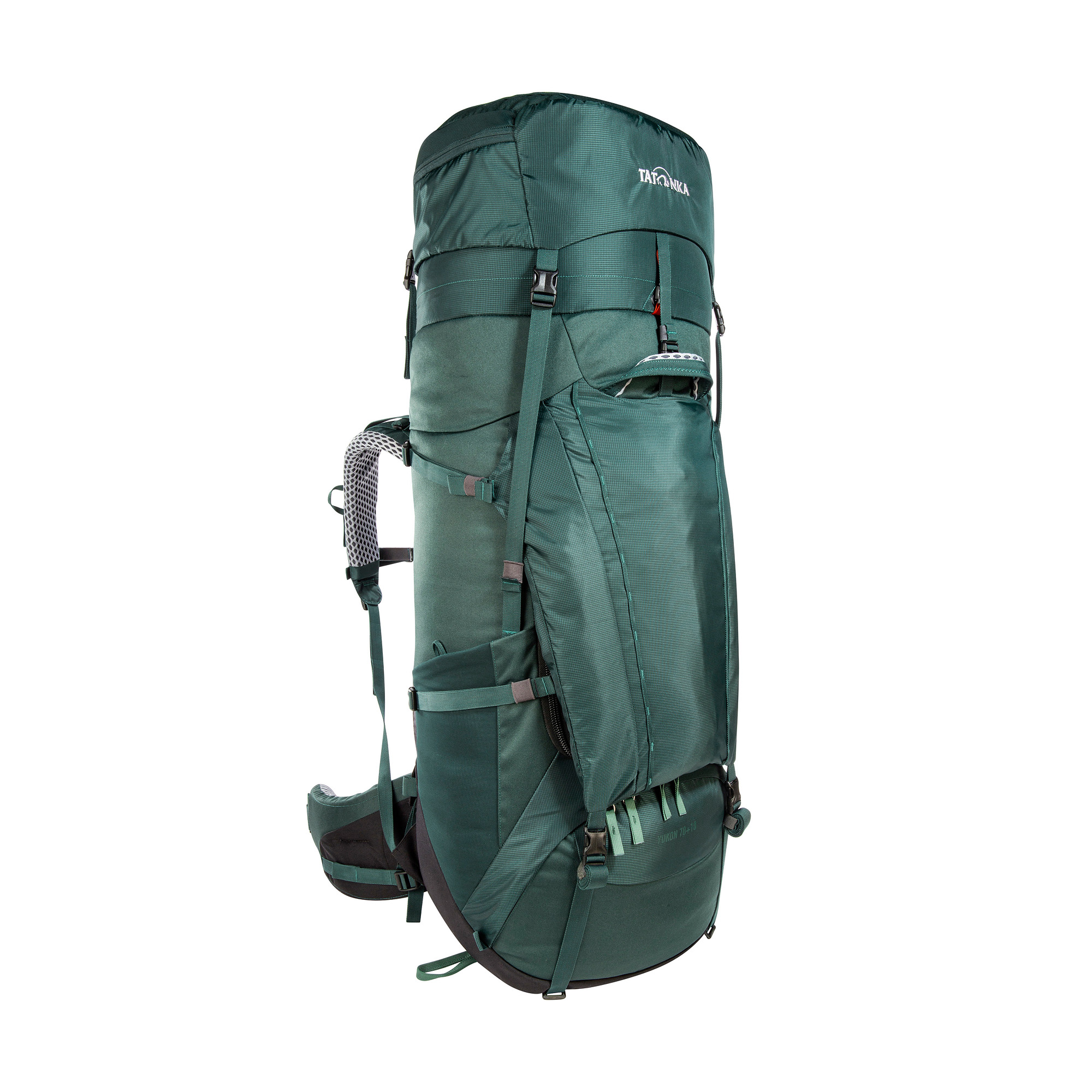 Tasche, Rucksack, Tatonka Yukon 70+10 jasper grün Trekkingrucksäcke - Detailansicht