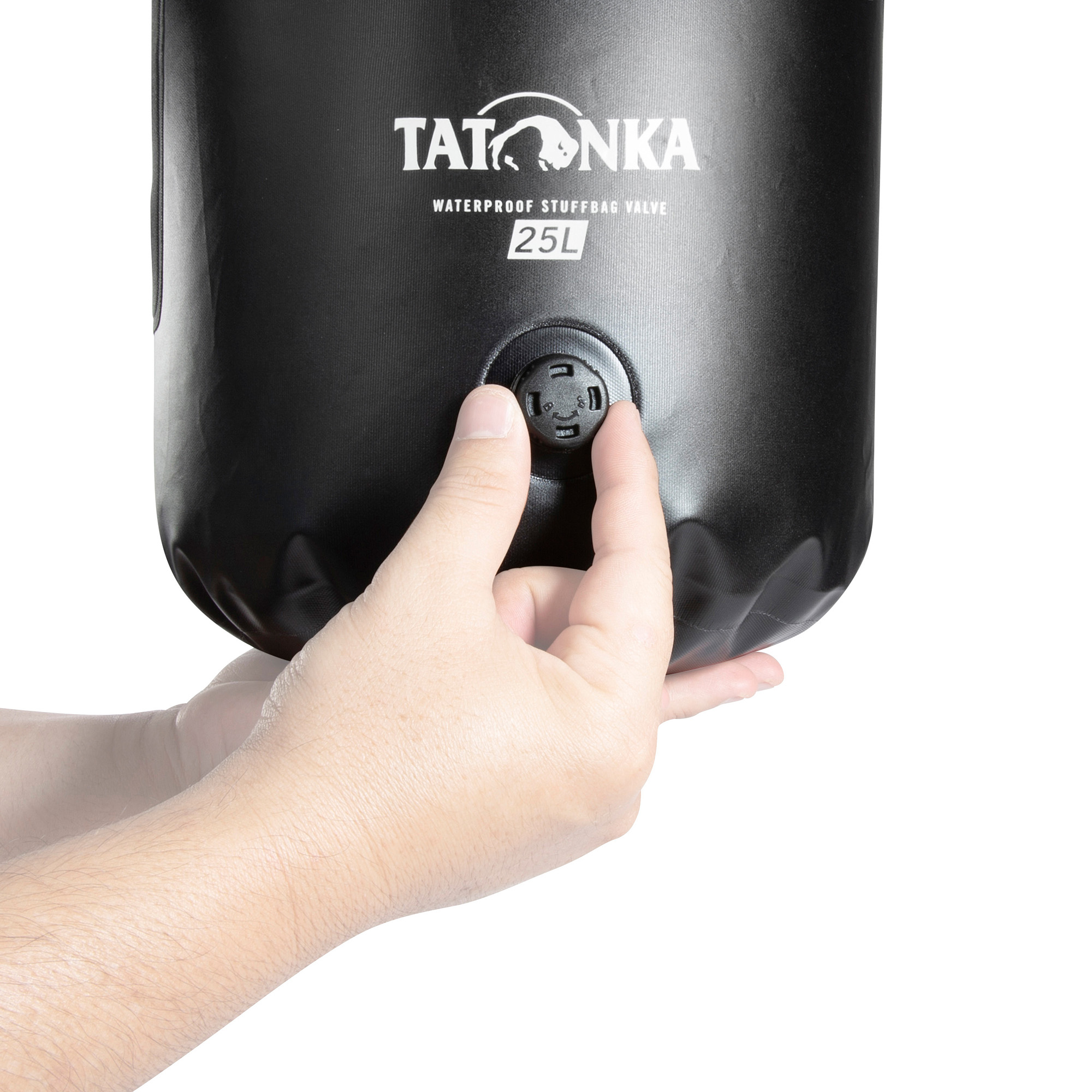 Tatonka WP Stuffbag Valve 25l black schwarz Reisezubehör - Detailansicht