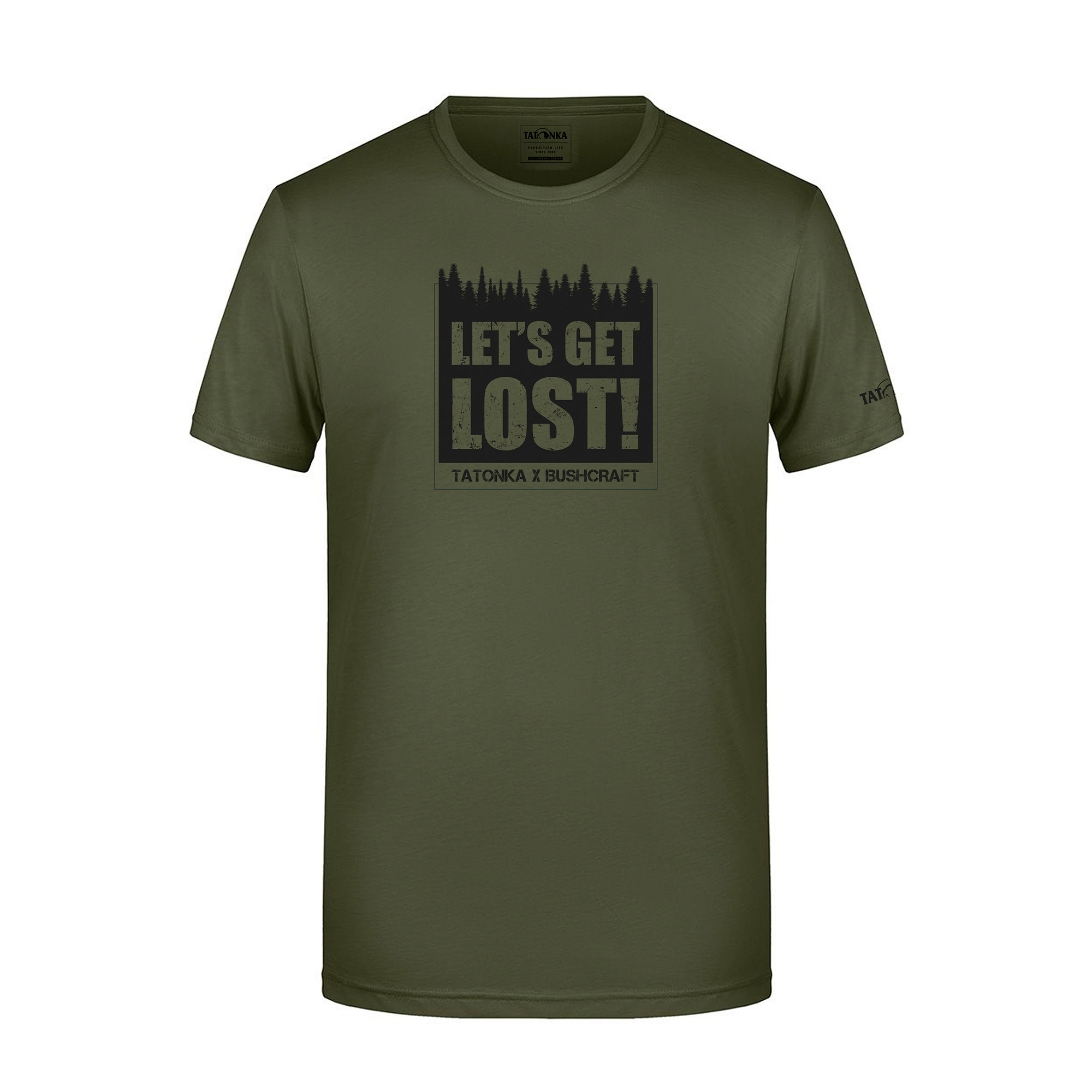 Bekleidung, T-shirt, Hemd, Tatonka TA BC T-Shirt olive grün T-Shirts - Ansicht seitlich-vorne