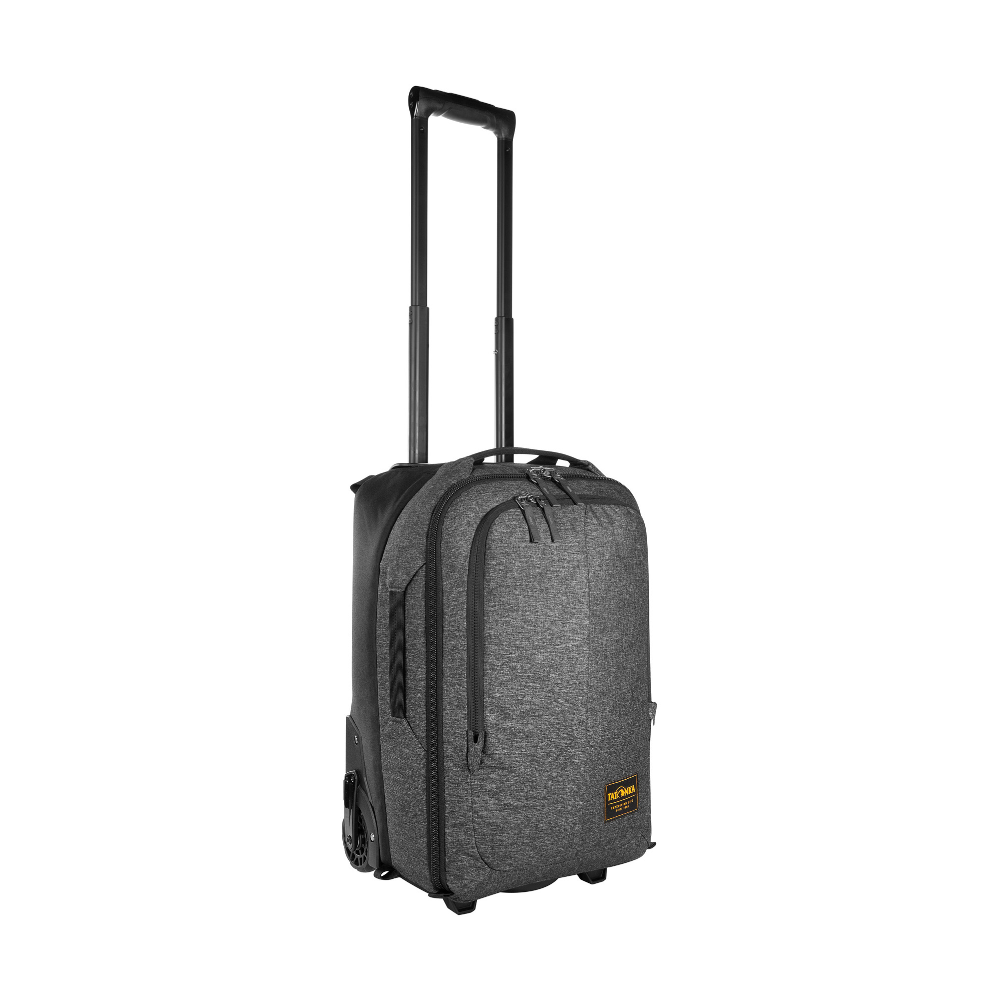 Gepäck, Koffer, Tatonka Travel Roller 40 black schwarz Trolleys & Koffer - Ansicht seitlich-vorne