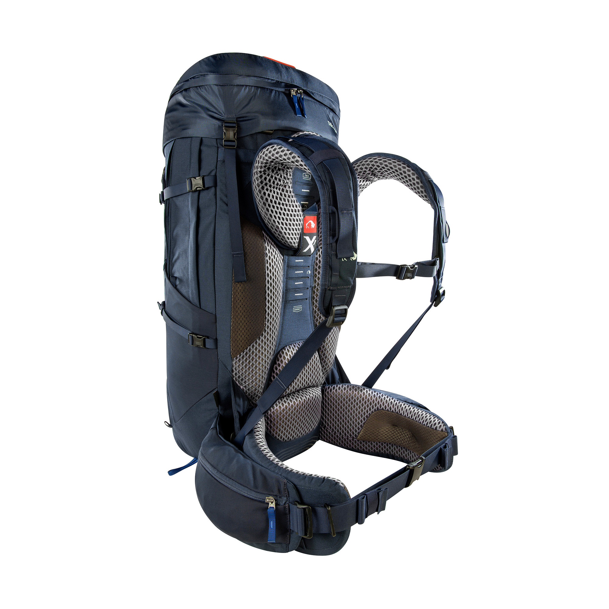 Tasche, Rucksack, Tatonka Yukon X1 75+10 navy blau Trekkingrucksäcke - Ansicht seitlich-hinten