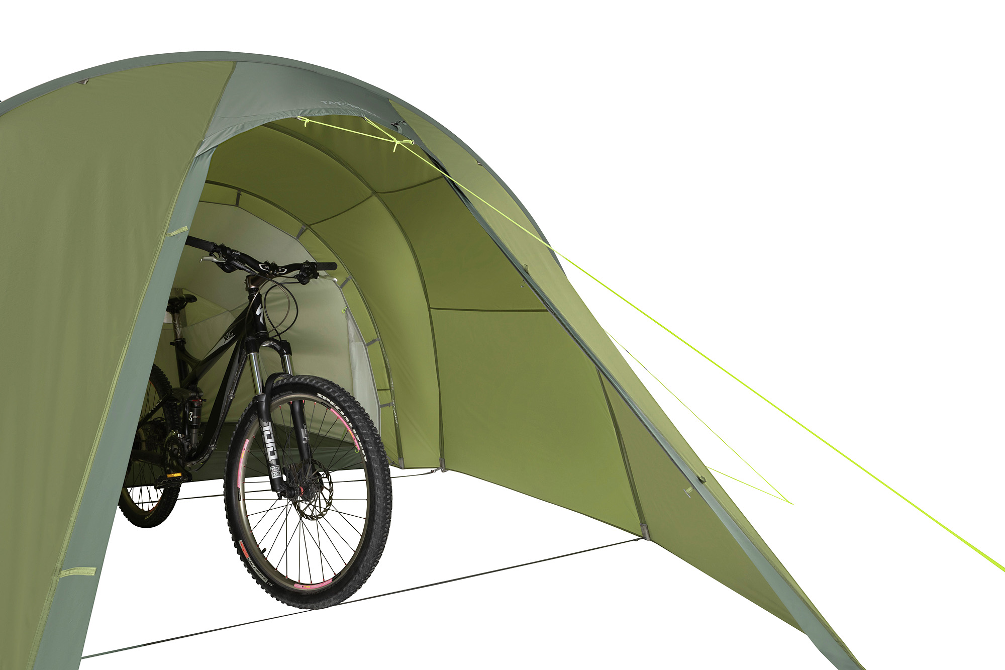Zelt, Fahrrad, Rad, Campen, Im Freien, Tatonka Alaska 3 Plus light olive grün 3-Personen-Zelte - Detailansicht