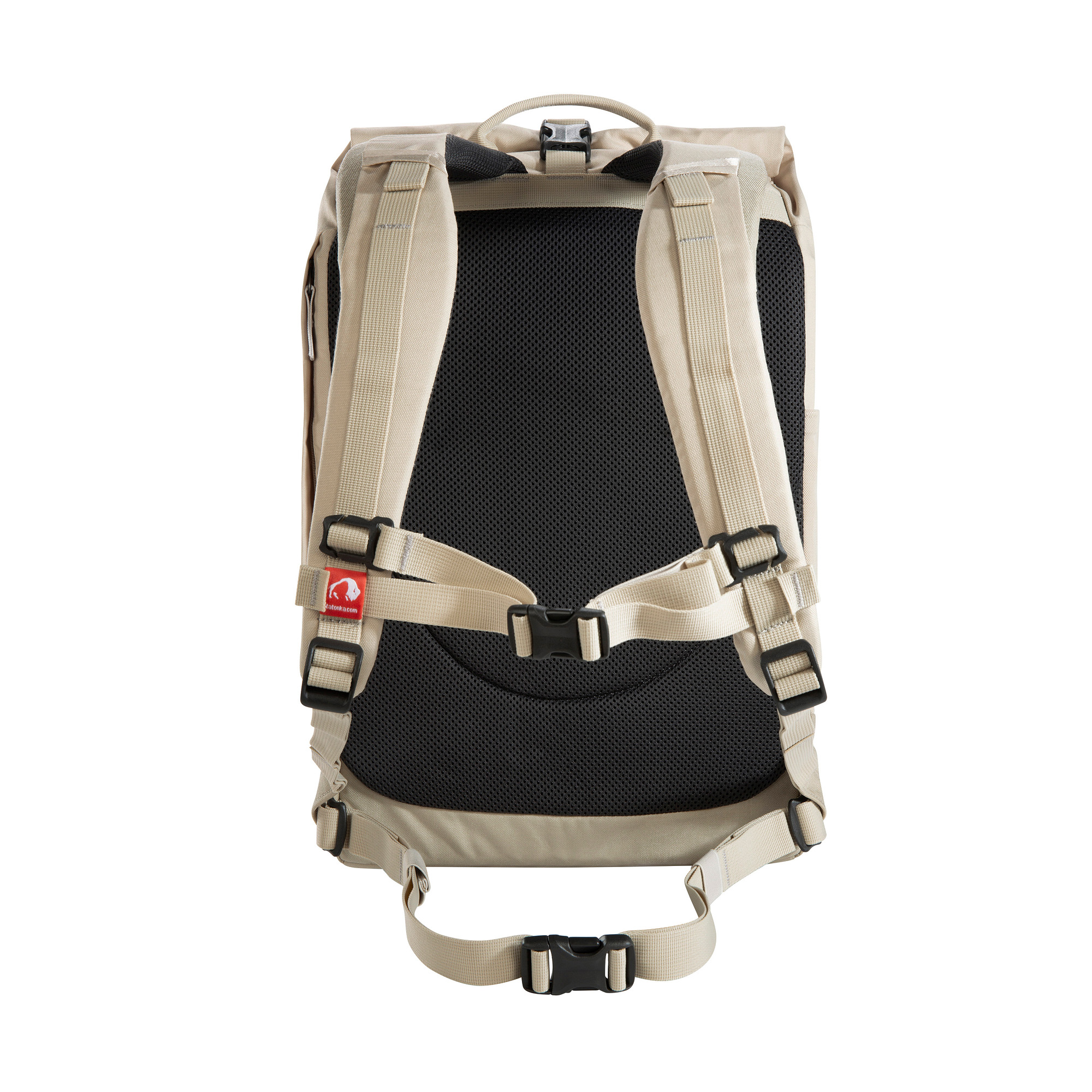 Tasche, Rucksack, Tatonka Grip Rolltop Pack 25 Kapok brown rice braun Tagesrucksäcke - Ansicht frontal-hinten