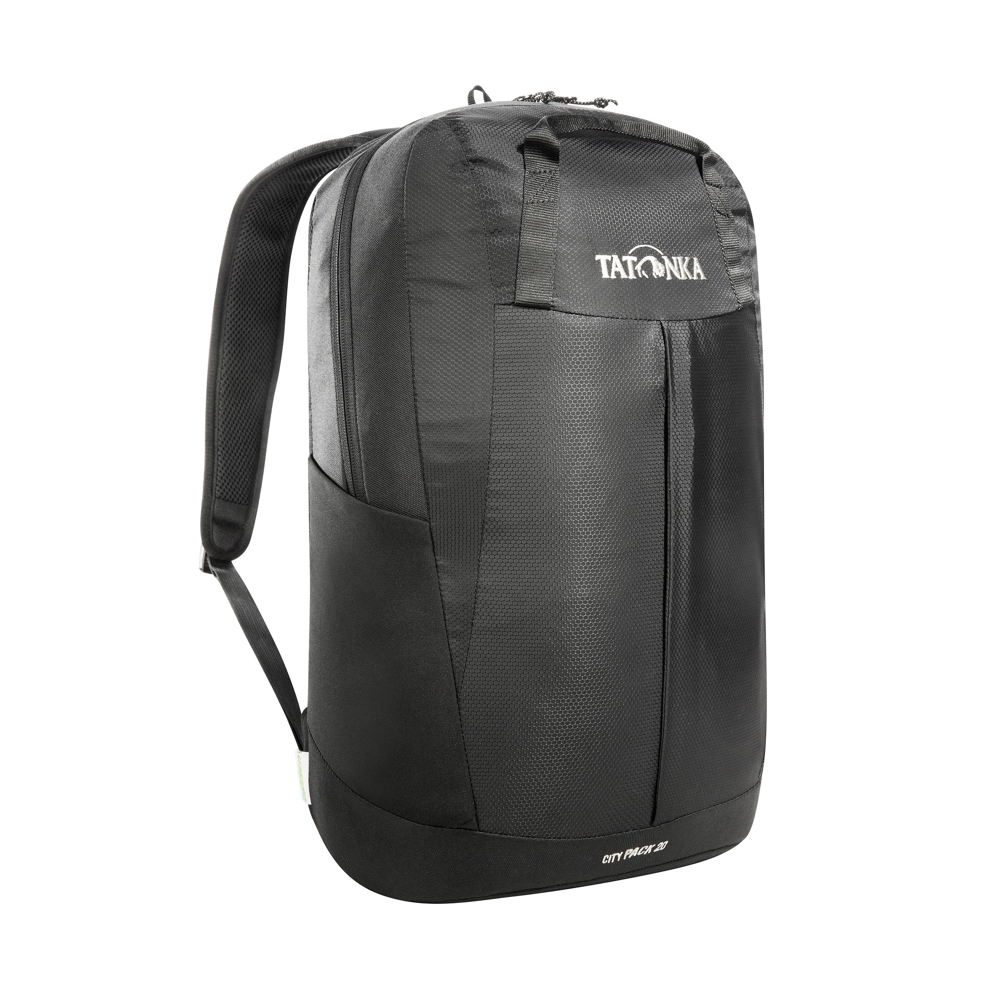 Tasche, Rucksack, Tatonka City Pack 20 black schwarz Tagesrucksäcke - Ansicht seitlich-vorne